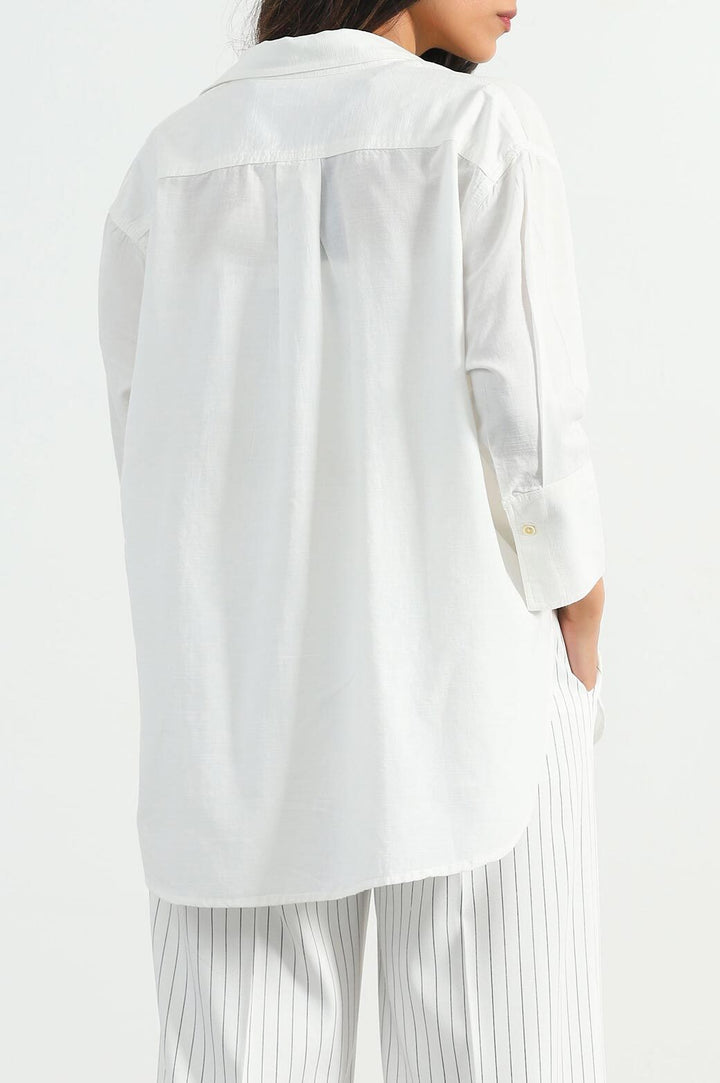 OFF WHITE EVERYDAY BUTTON-DOWN SHIRT