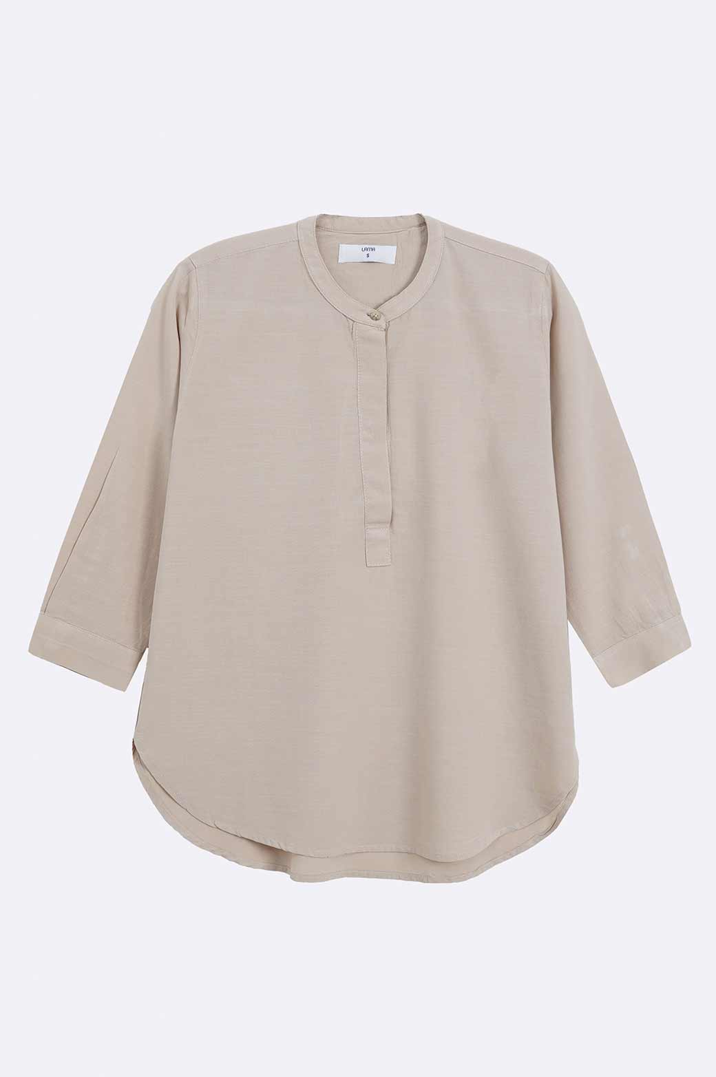 SKIN BAND COLLAR SHIRT