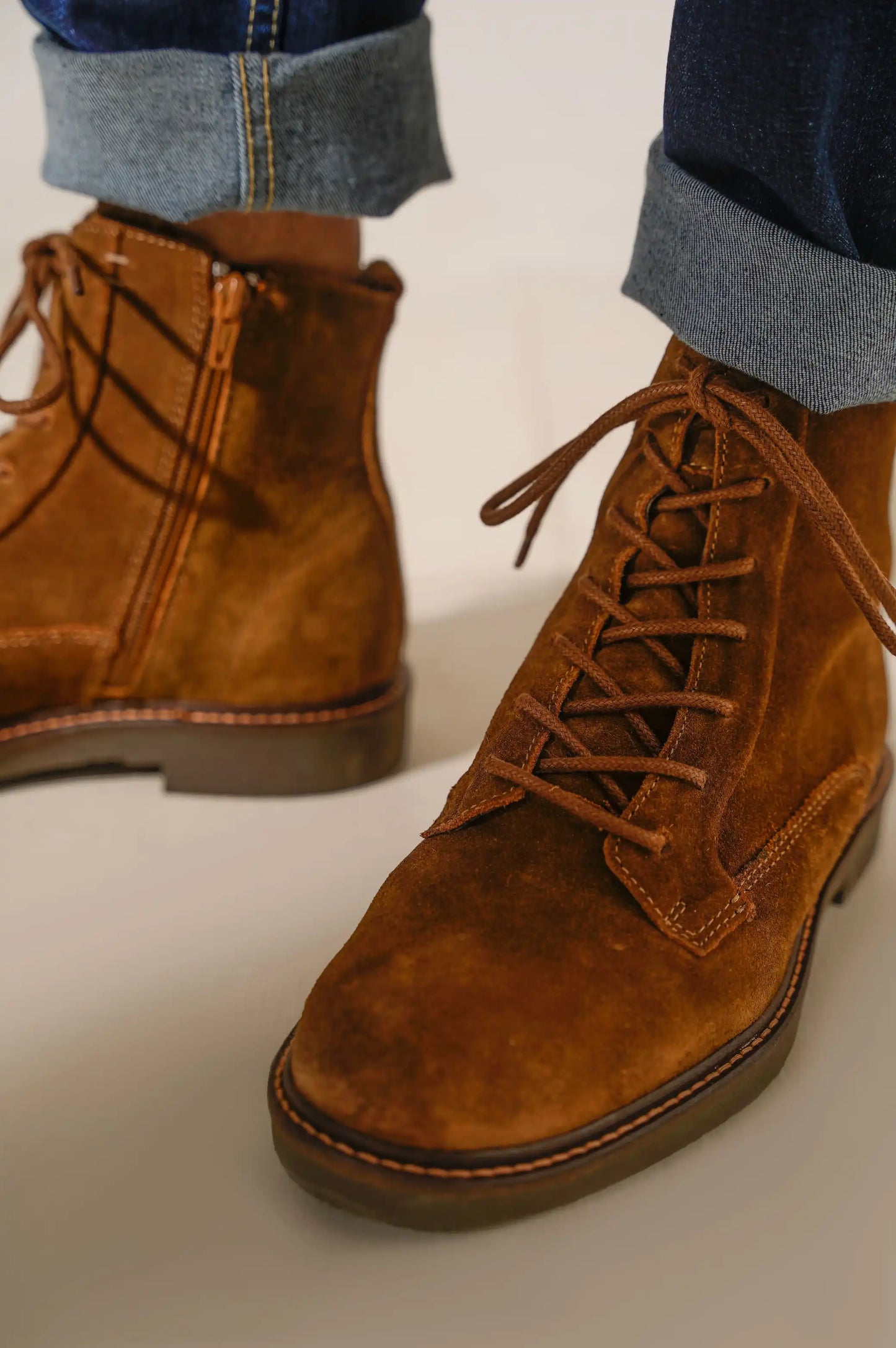 AXL BIKER SUEDE BOOTS - BIKER BOOTS