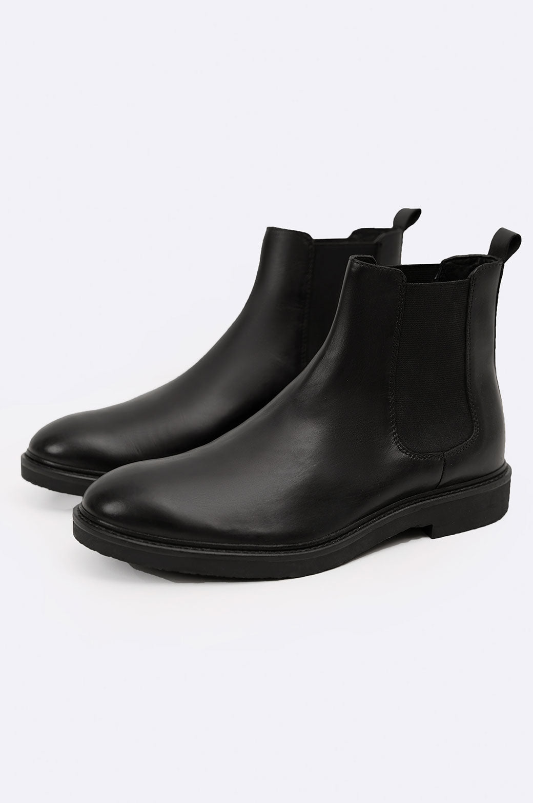 BLACK BOWIE CHELSEA BOOTS