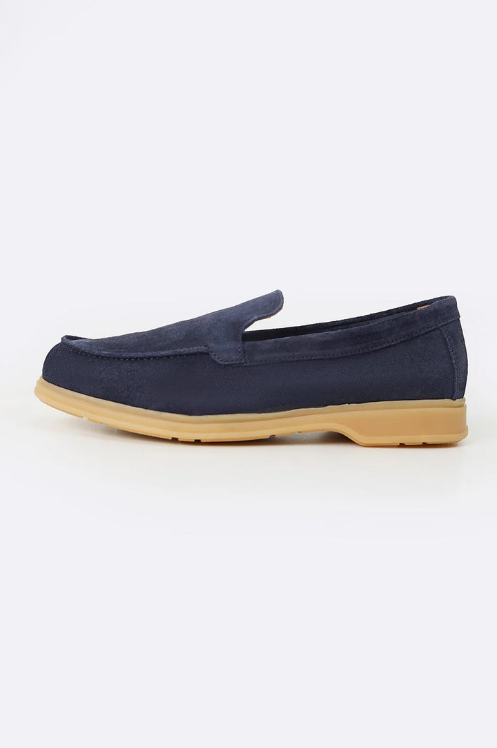 NAVY SLIP ON LOAFERS