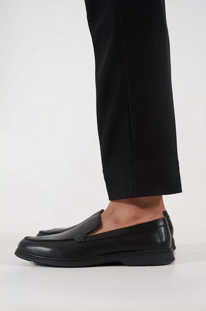 ALL BLACK CASUAL SUMMER LOAFERS
