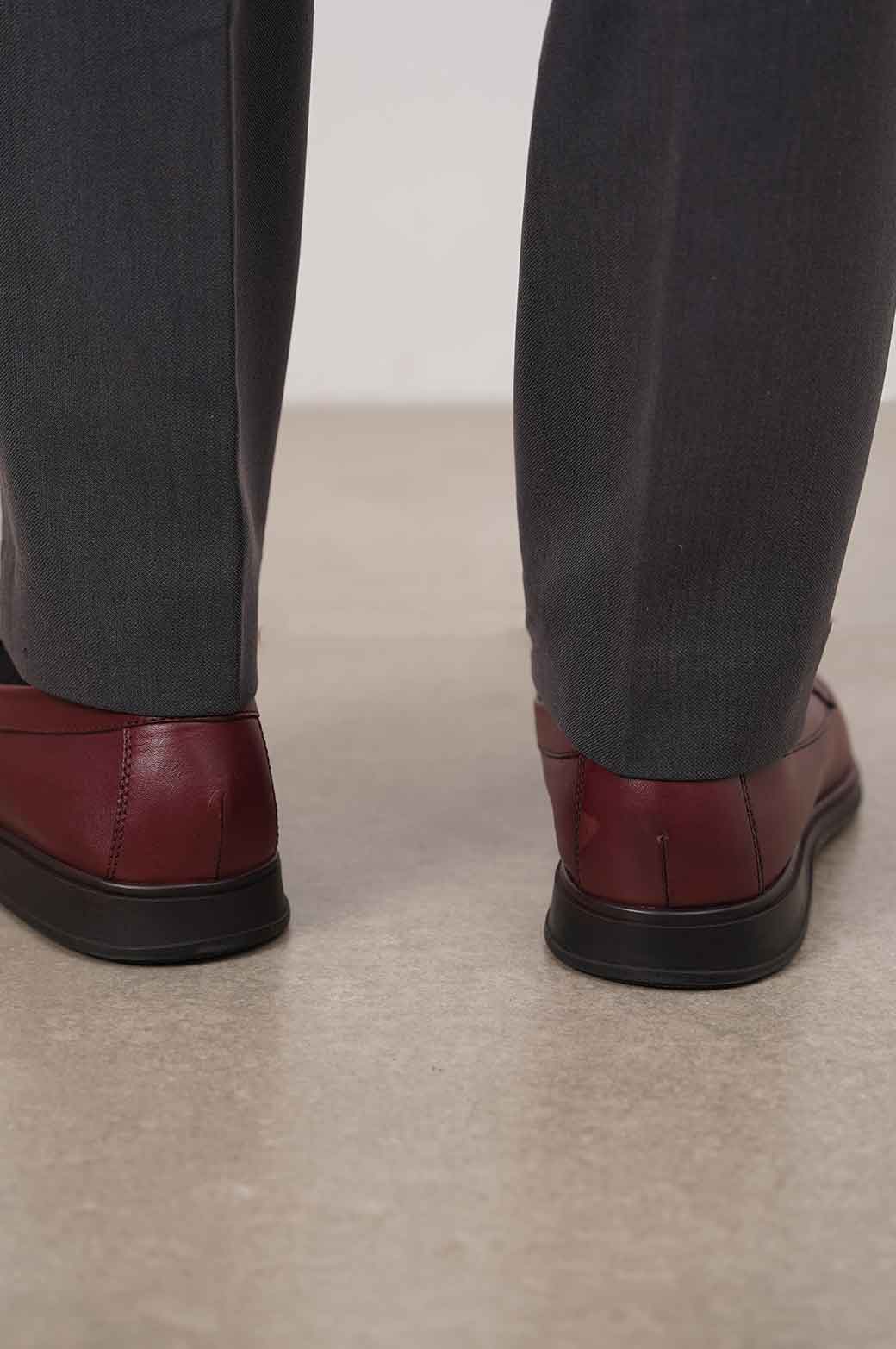 BURGUNDY CASUAL SUMMER LOAFERS