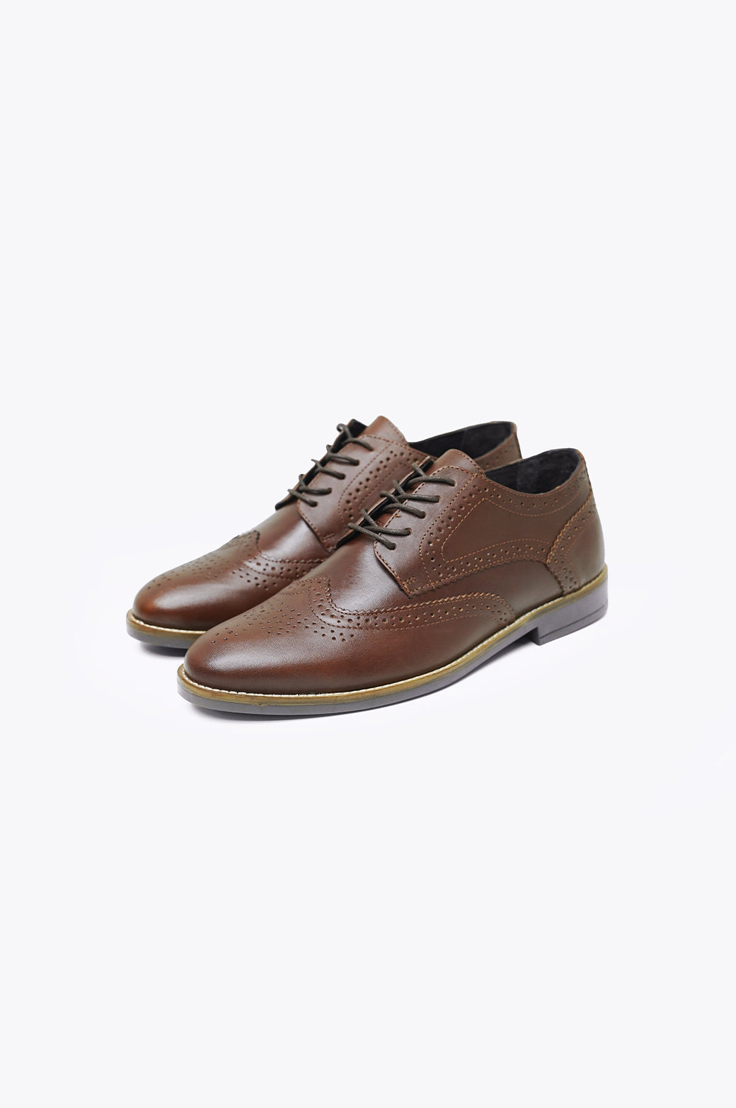 BROWN CLASSIC LEATHER BROGUES