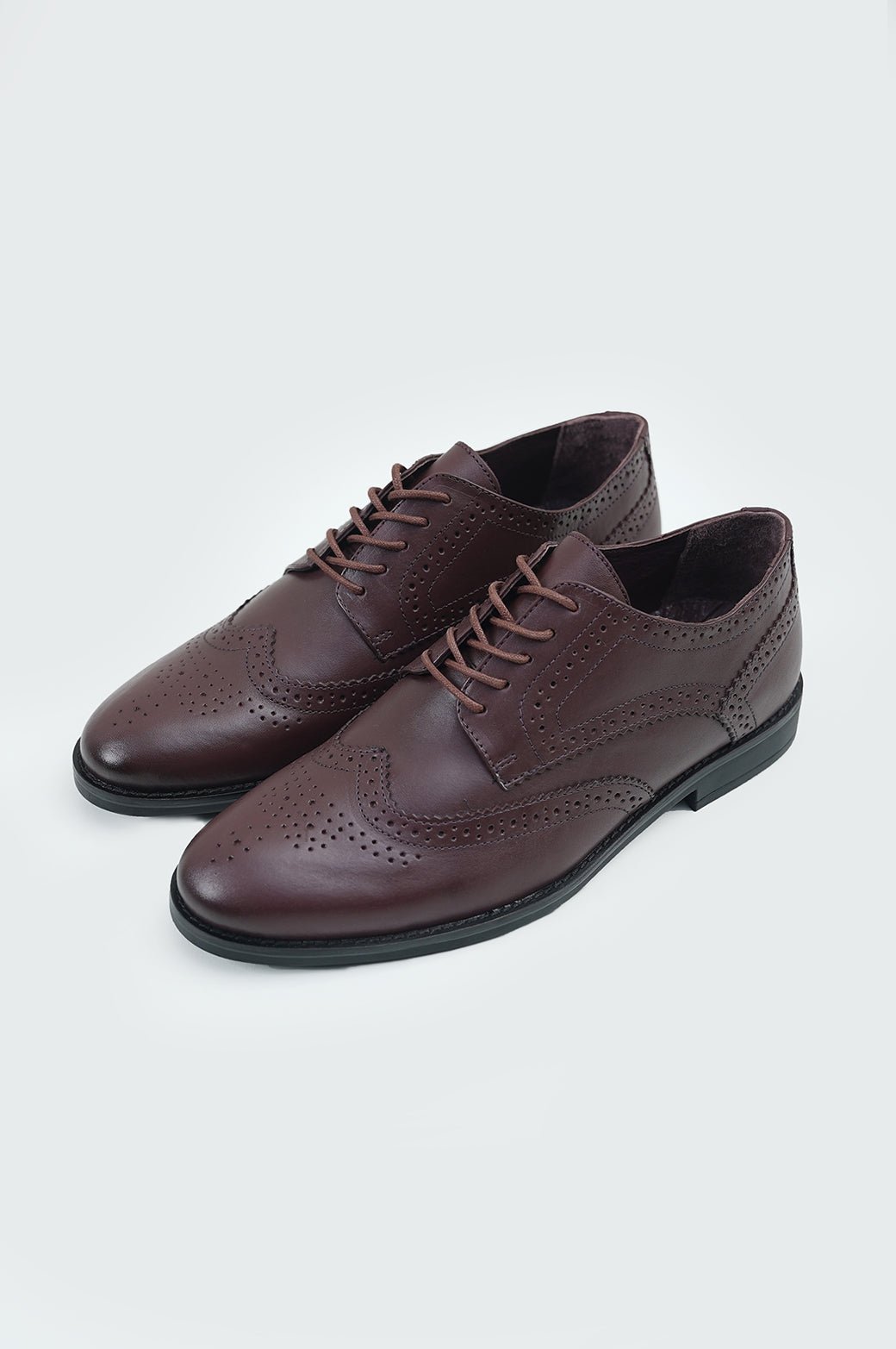 BURGUNDY CLASSSIC LEATHER BROGUES