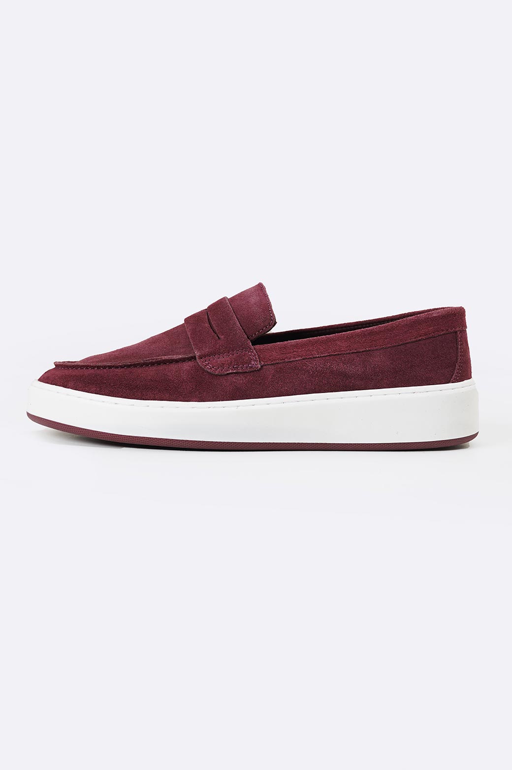 BURGUNDY PENNY LOAFERS