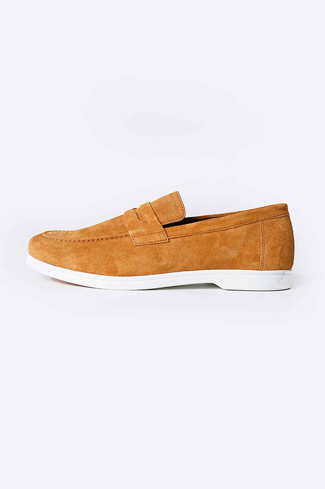 HONEY LEATHER LOAFERS