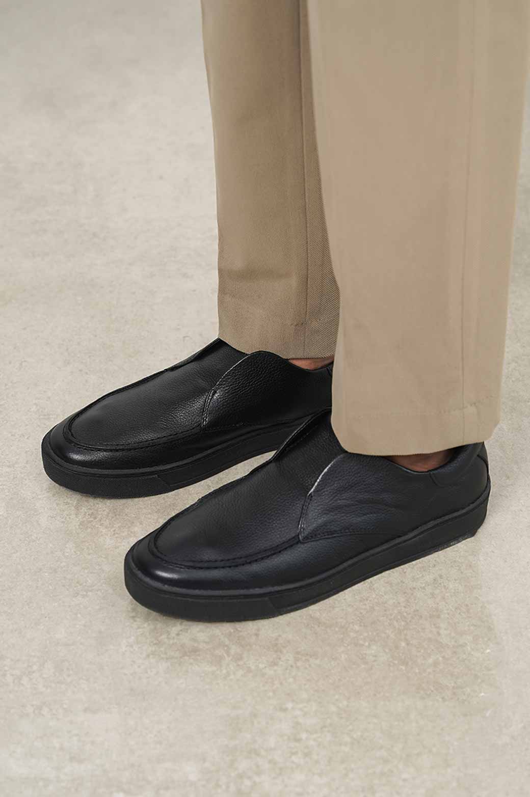 BLACK DAD LOAFERS