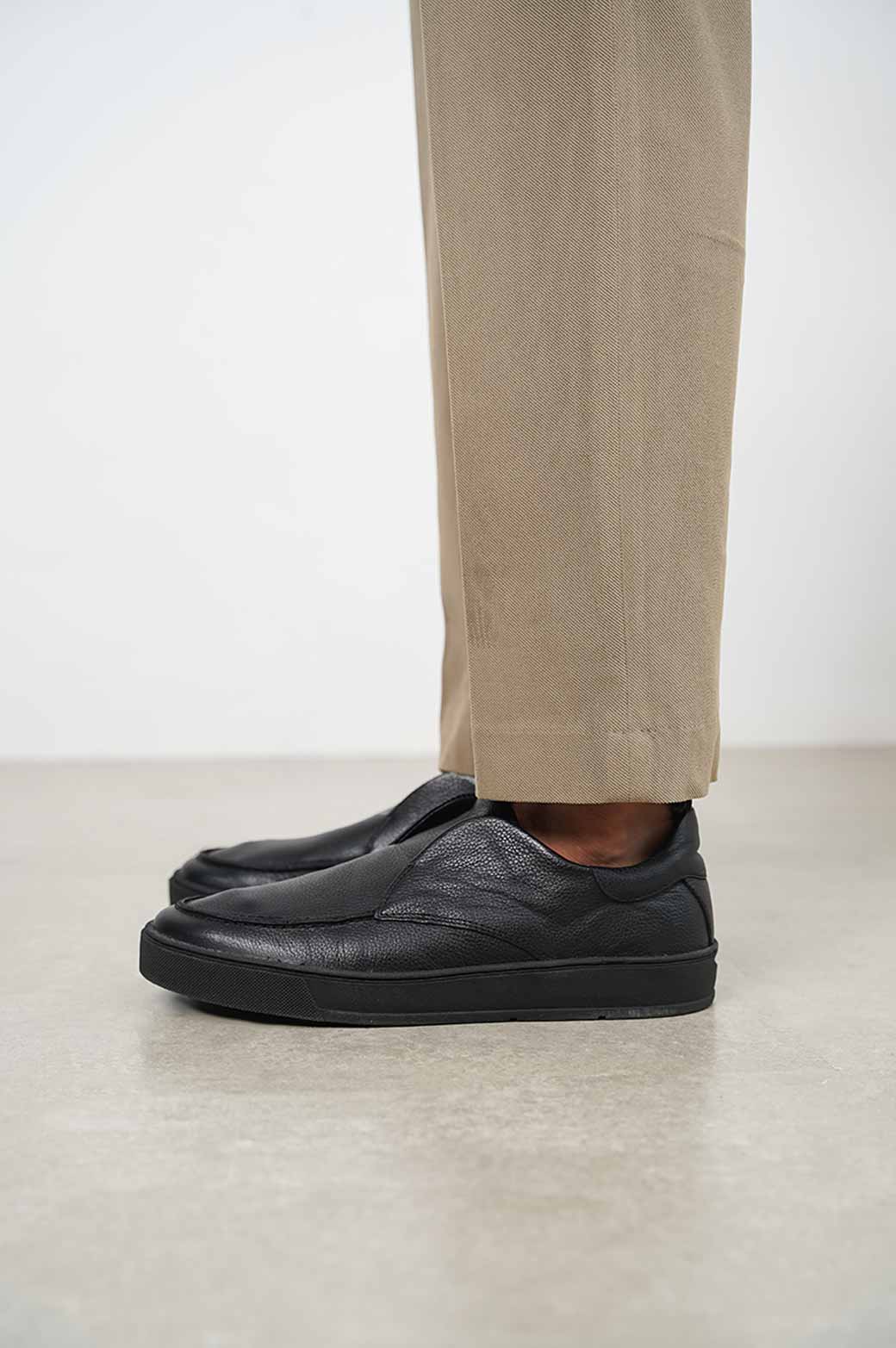 BLACK DAD LOAFERS