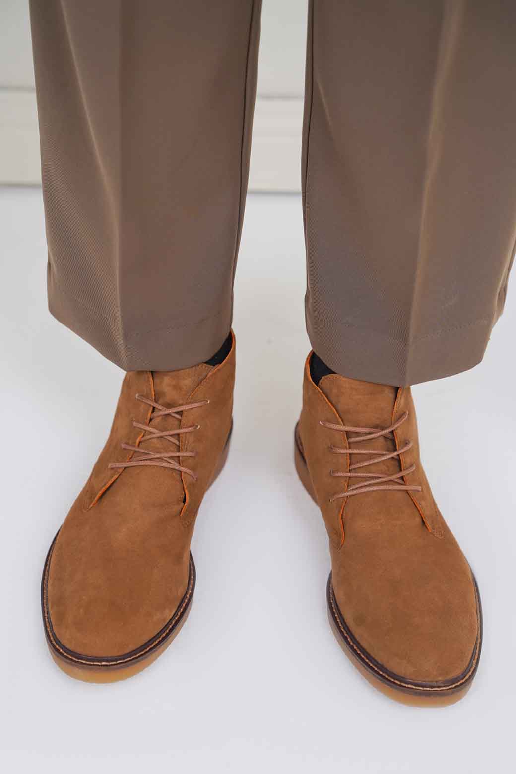 COFFEE SUEDE CHUKKA BOOTS