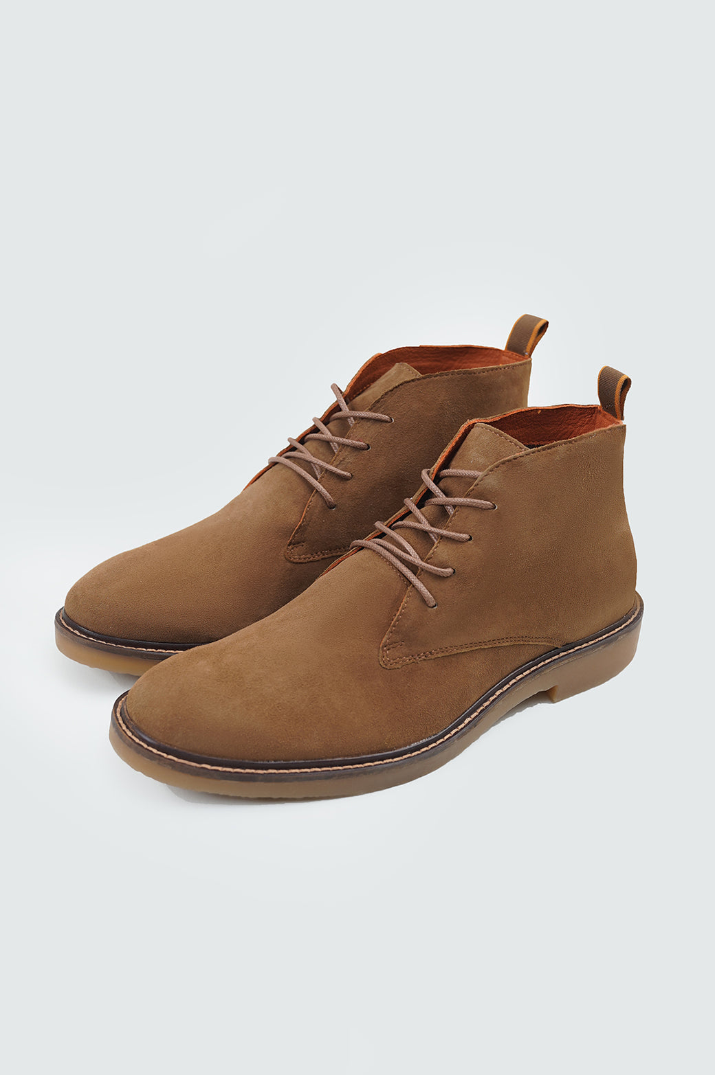 COFFEE SUEDE CHUKKA BOOTS