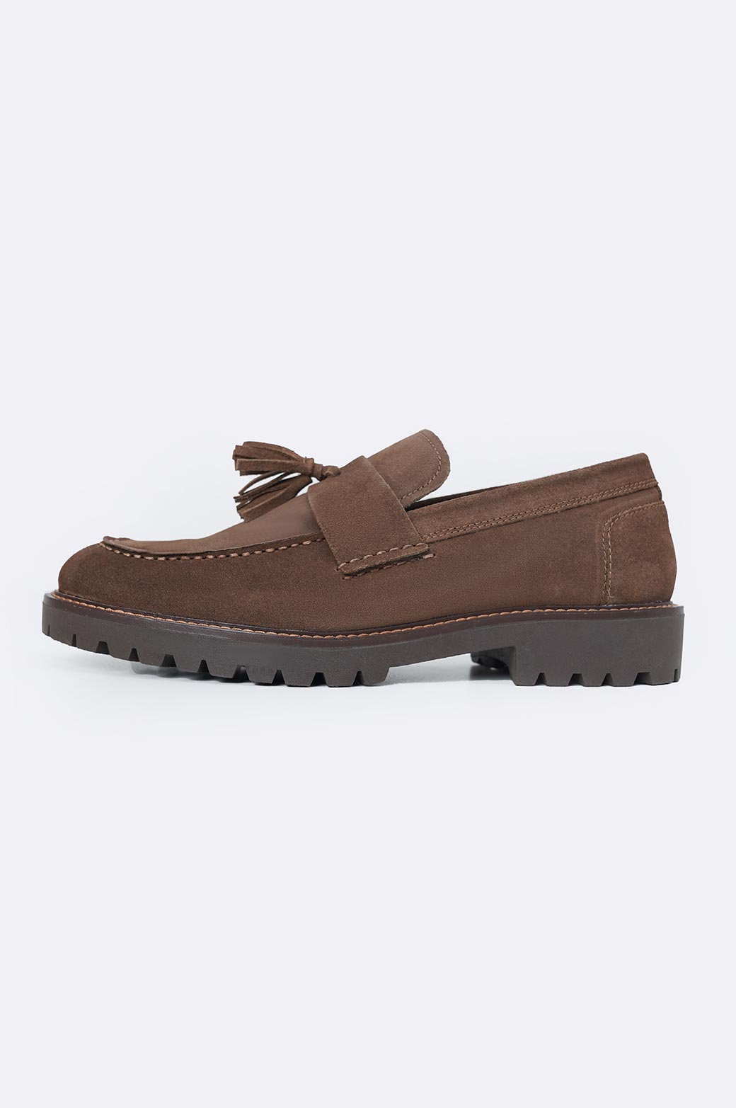 COFFEE TASSEL LOAFERS
