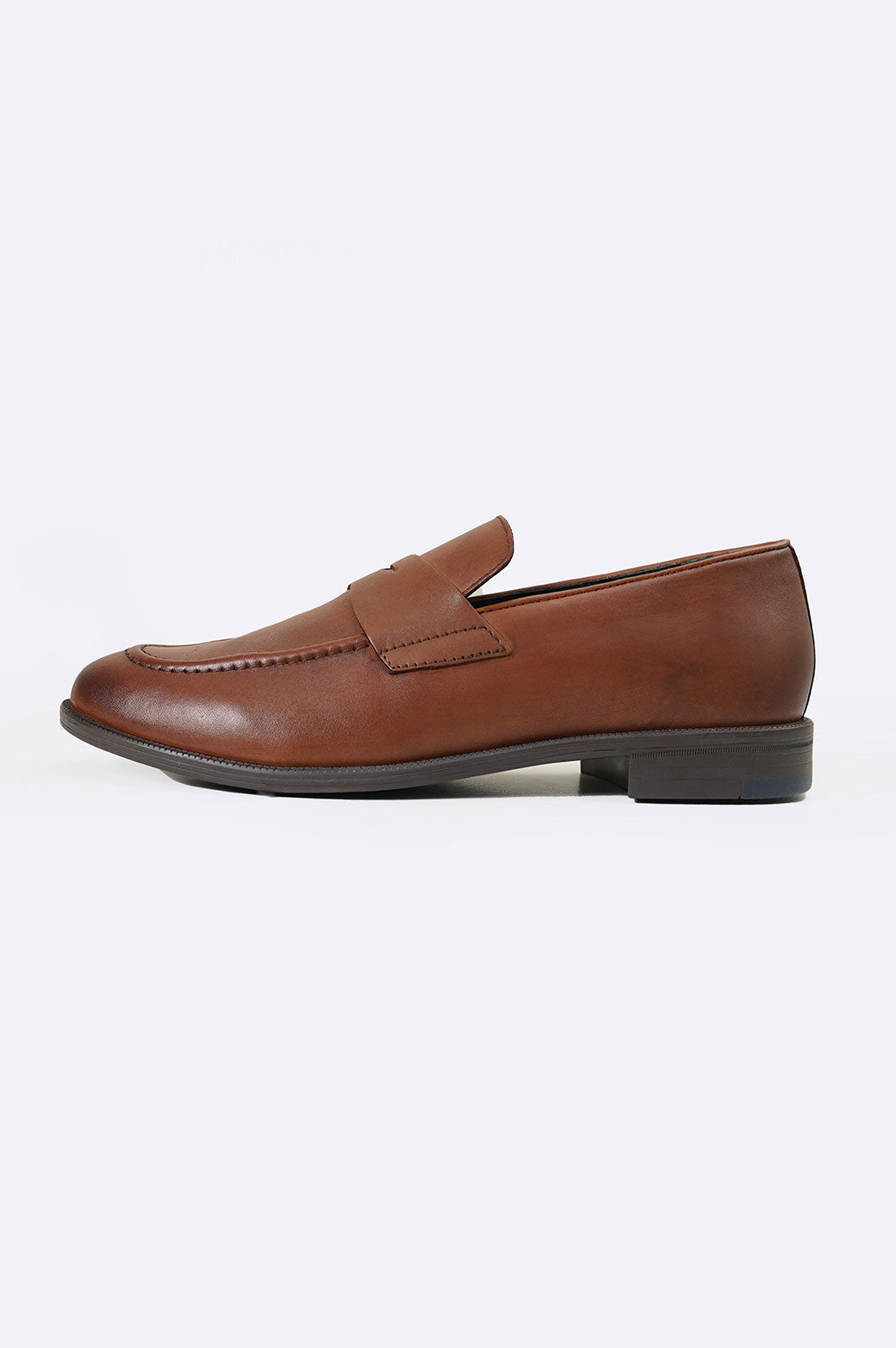 BROWN CLASSIC LEATHER LOAFERS