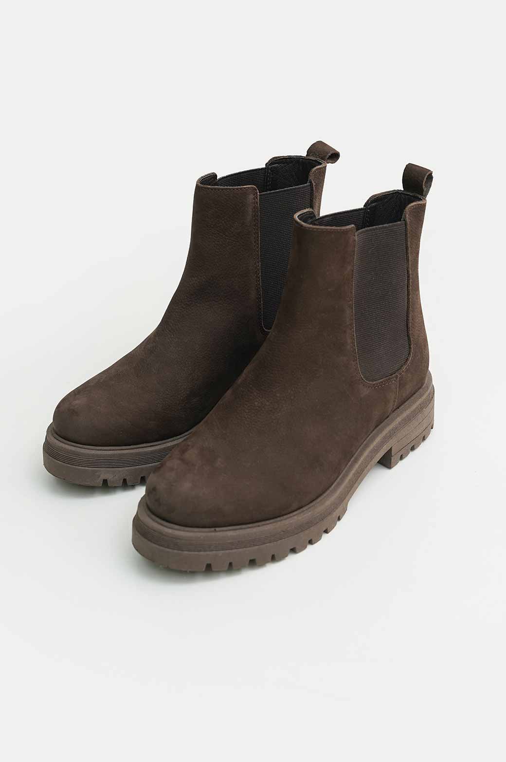 CHOCOLATE CHELSEA SUEDE BOOT
