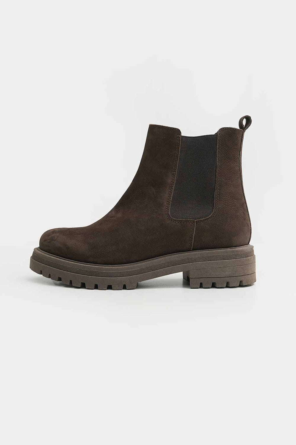 CHOCOLATE CHELSEA SUEDE BOOT