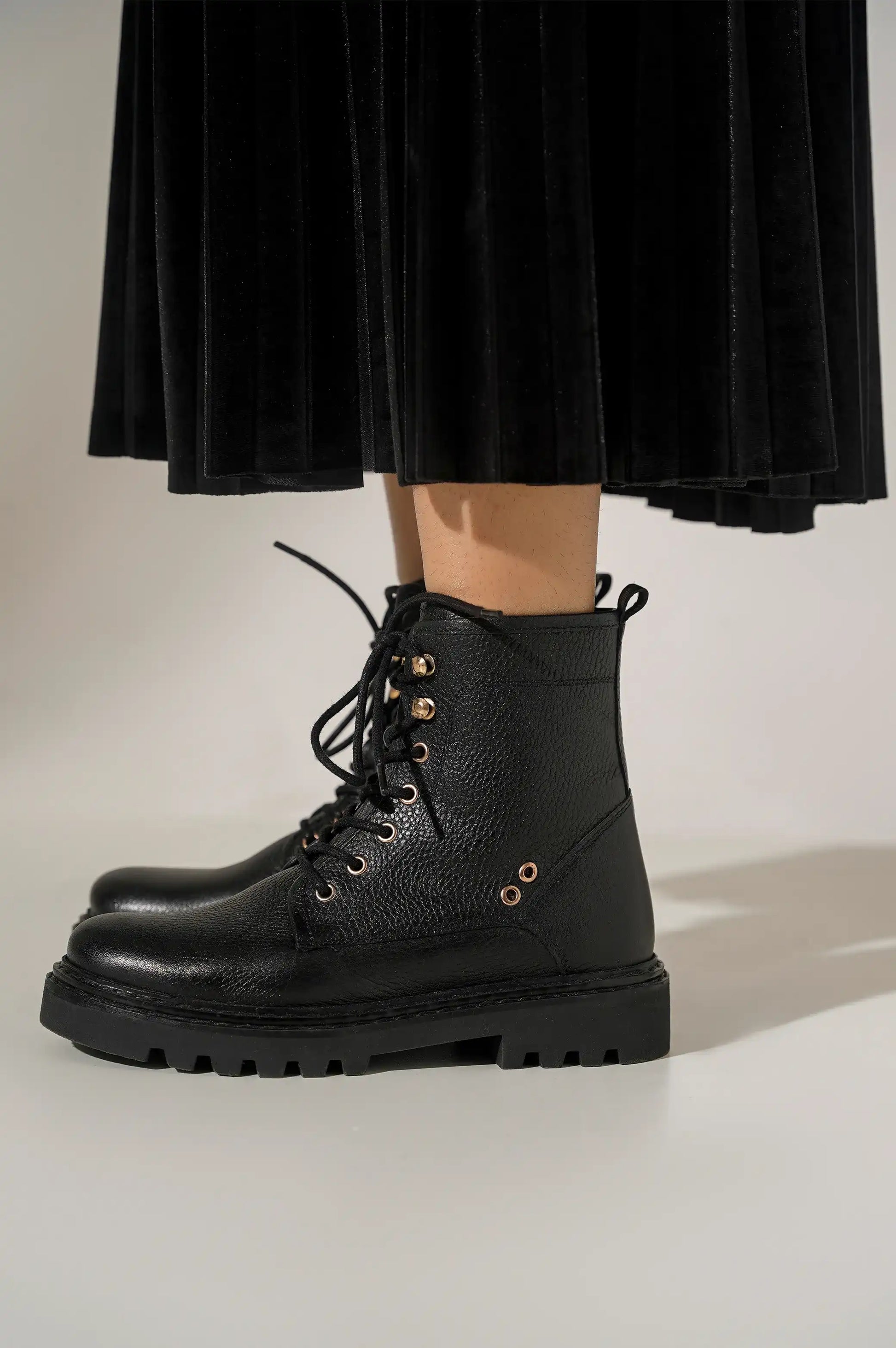 MIDNIGHT BIKER BOOT - BIKER BOOTS