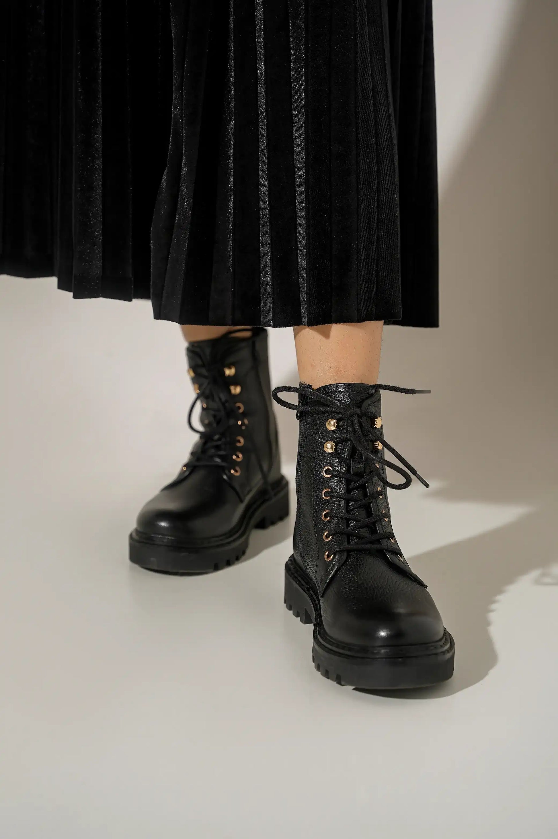 MIDNIGHT BIKER BOOT - BIKER BOOTS