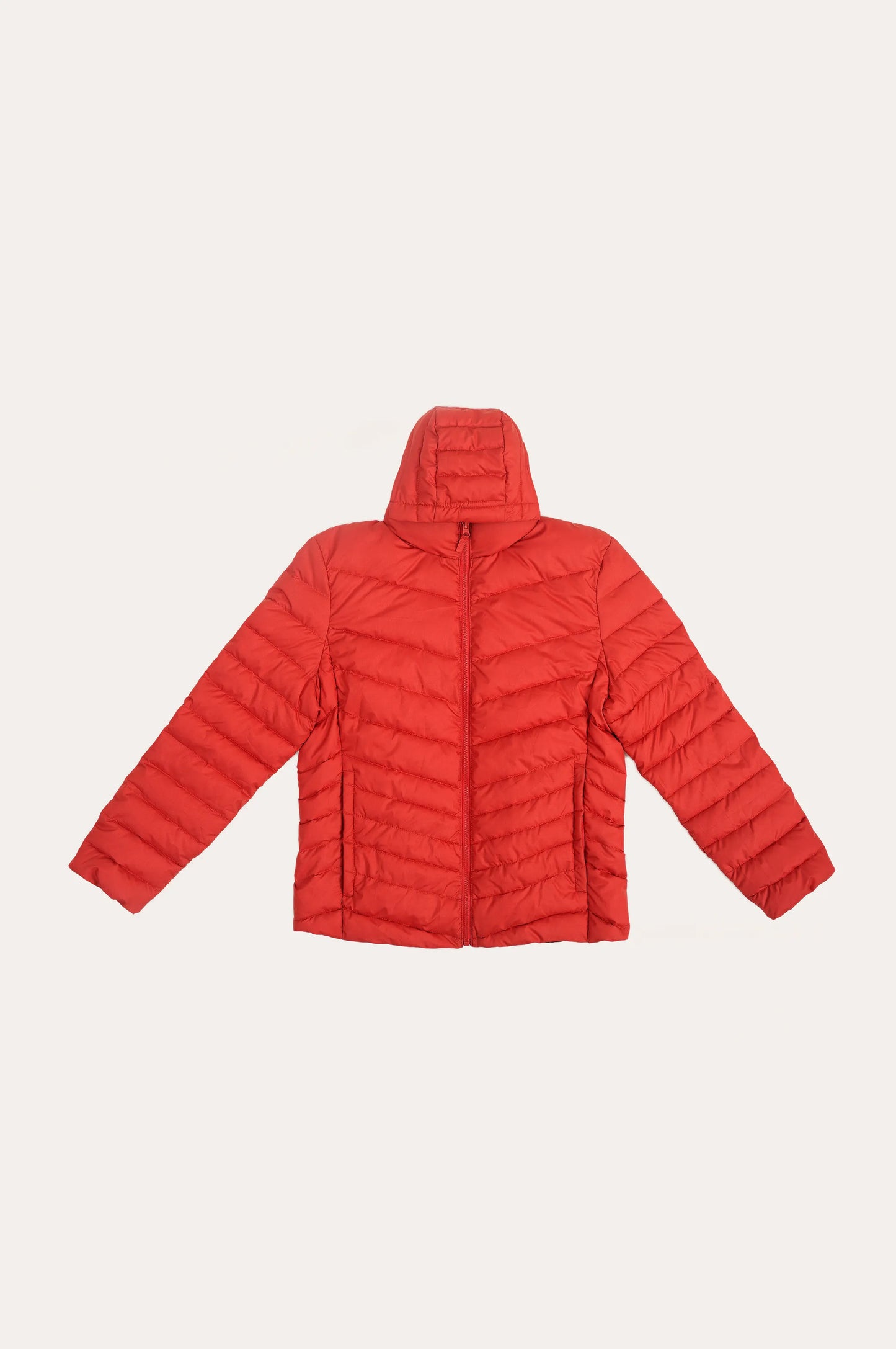 BASIC PUFFER HOODED JACKET - PUFFER JACKETS