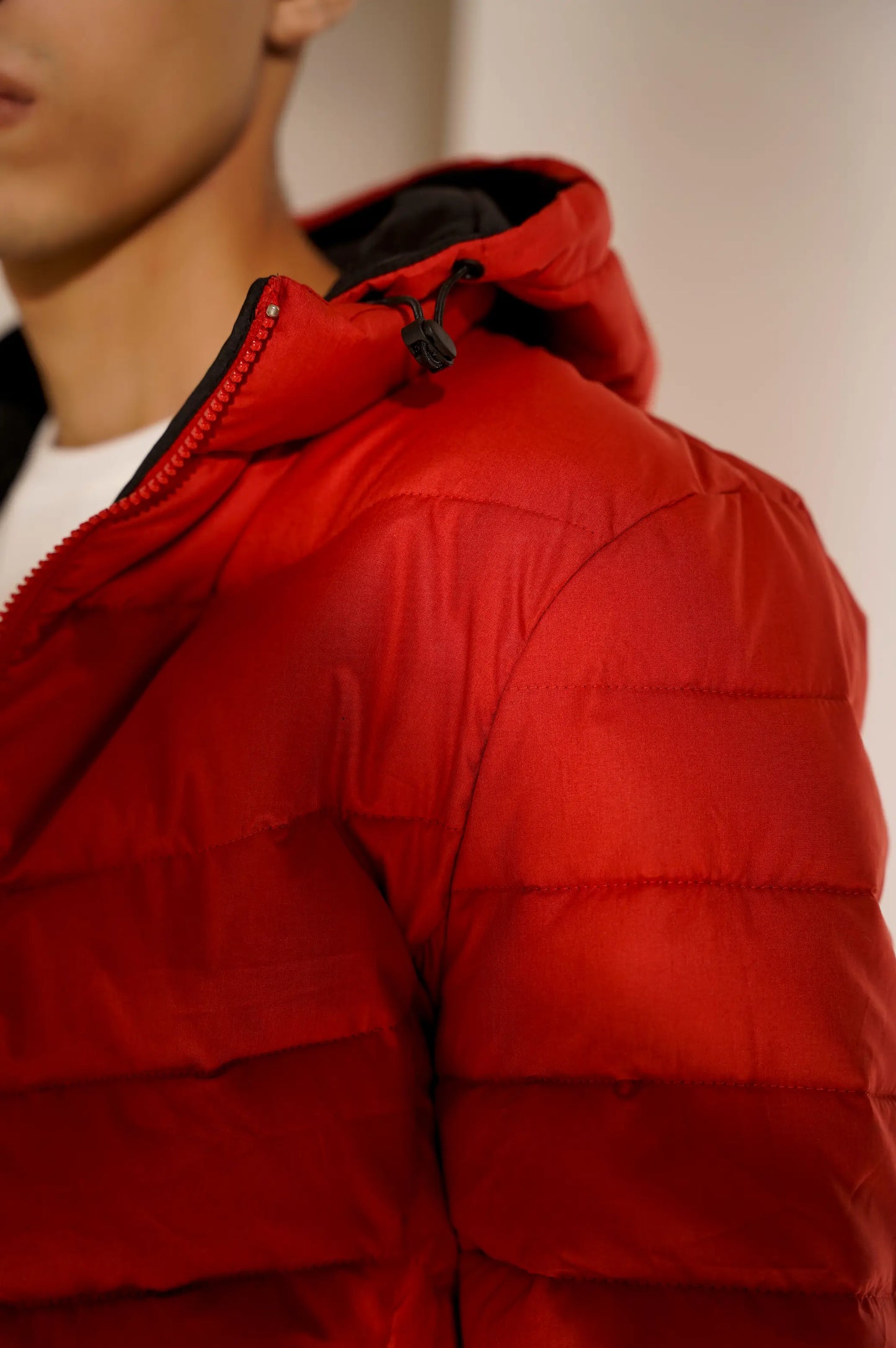 BASIC PUFFER HOODED JACKET - PUFFER JACKETS