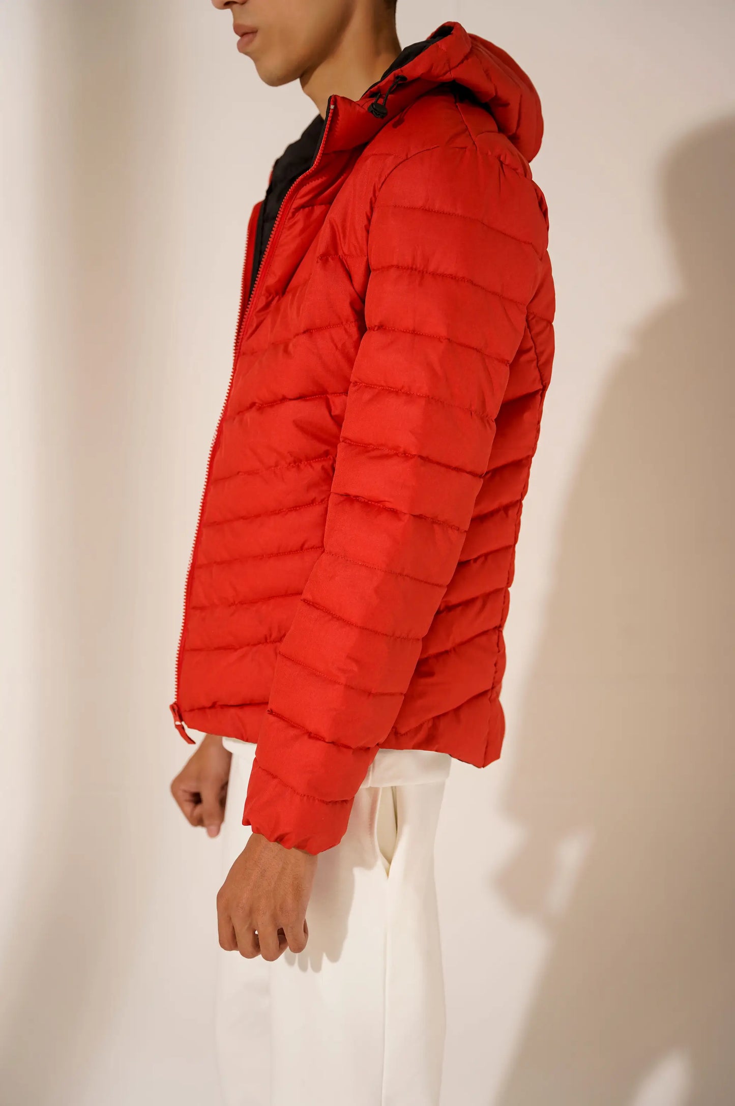 BASIC PUFFER HOODED JACKET - PUFFER JACKETS