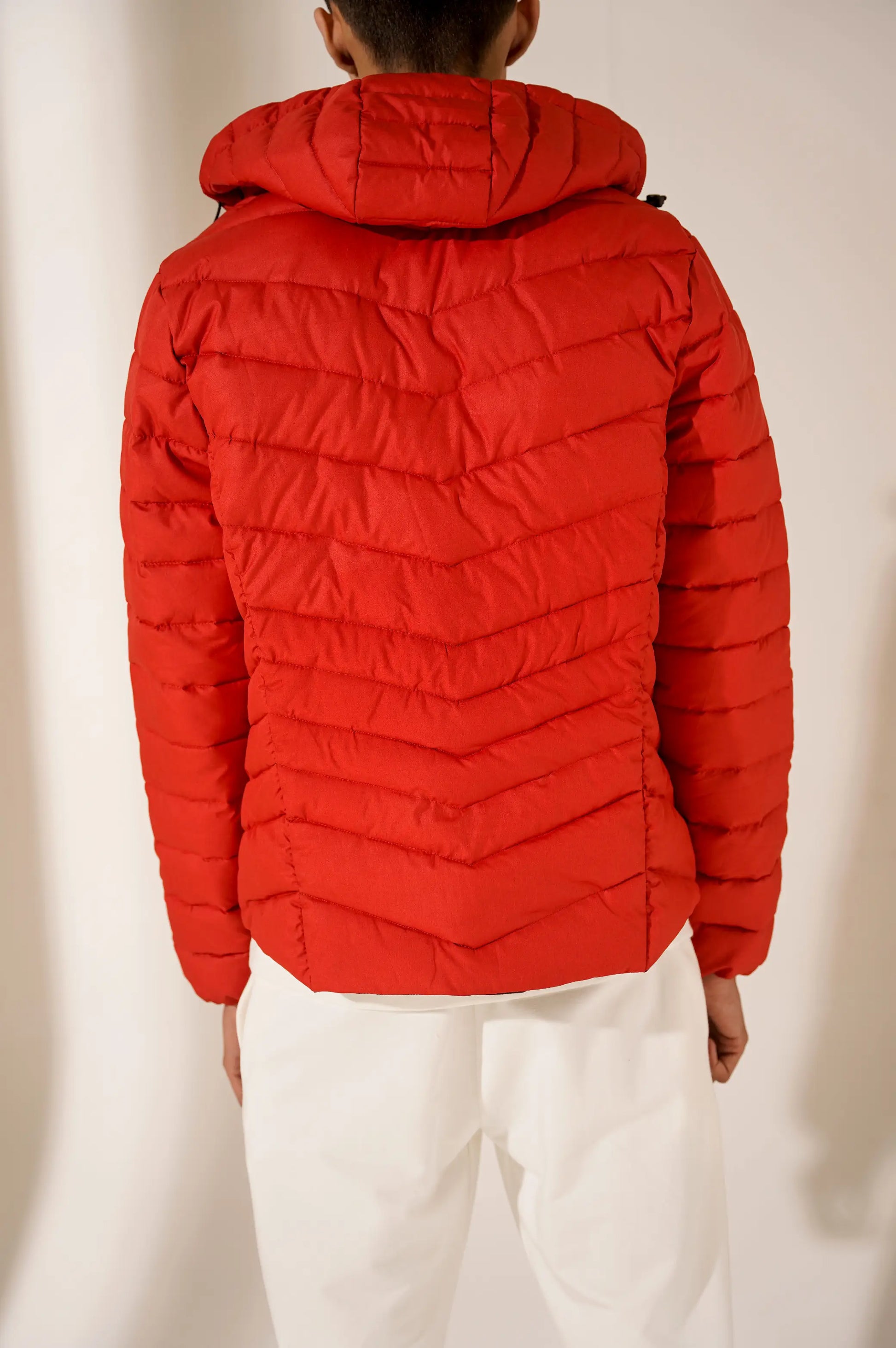 BASIC PUFFER HOODED JACKET - PUFFER JACKETS