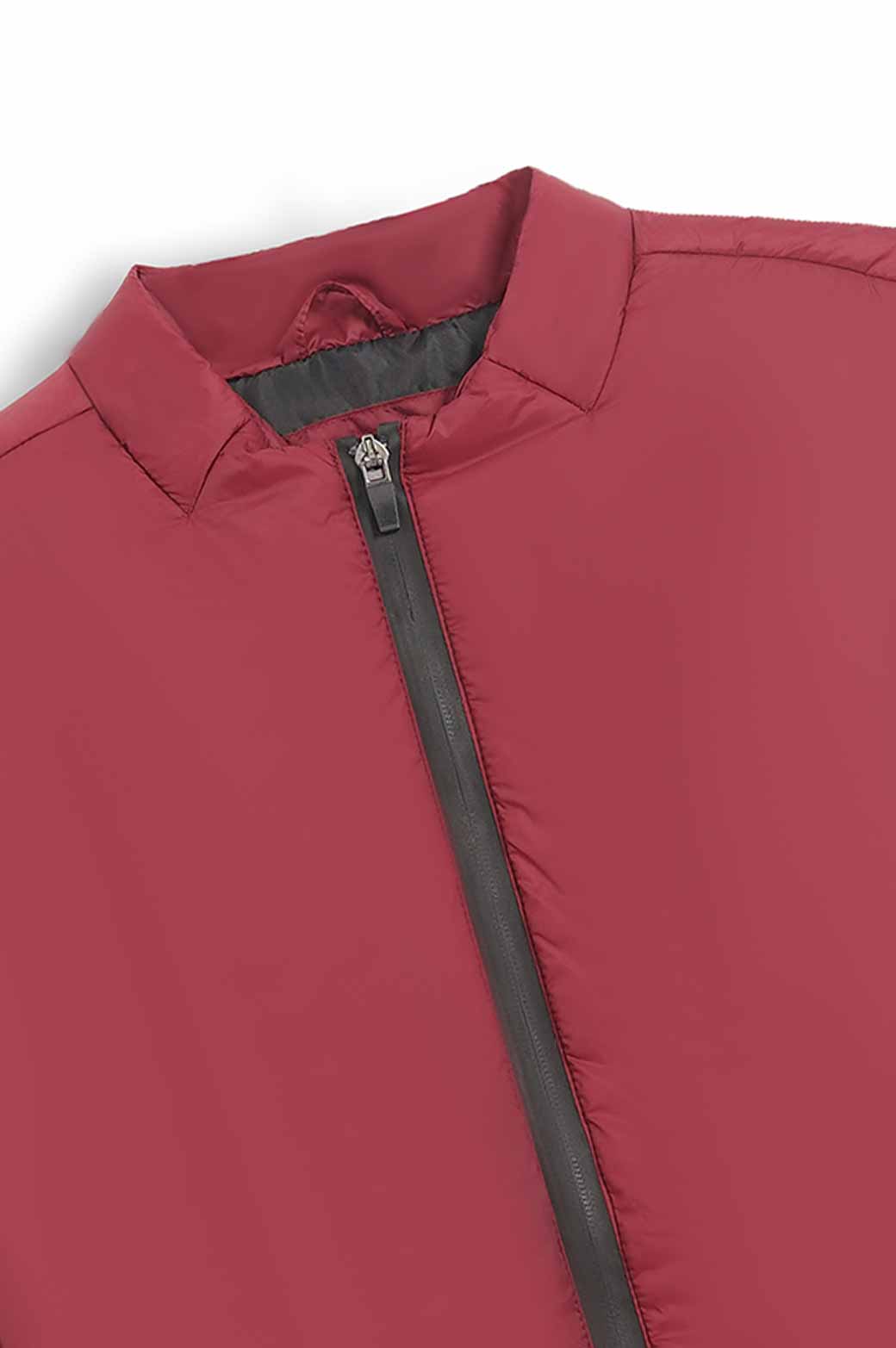 BURGUNDY LIGHTWEIGHT QUILTED GILET