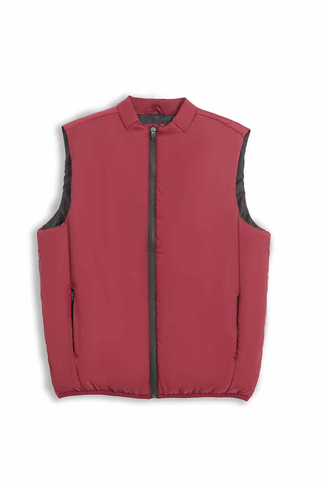 BURGUNDY LIGHTWEIGHT QUILTED GILET