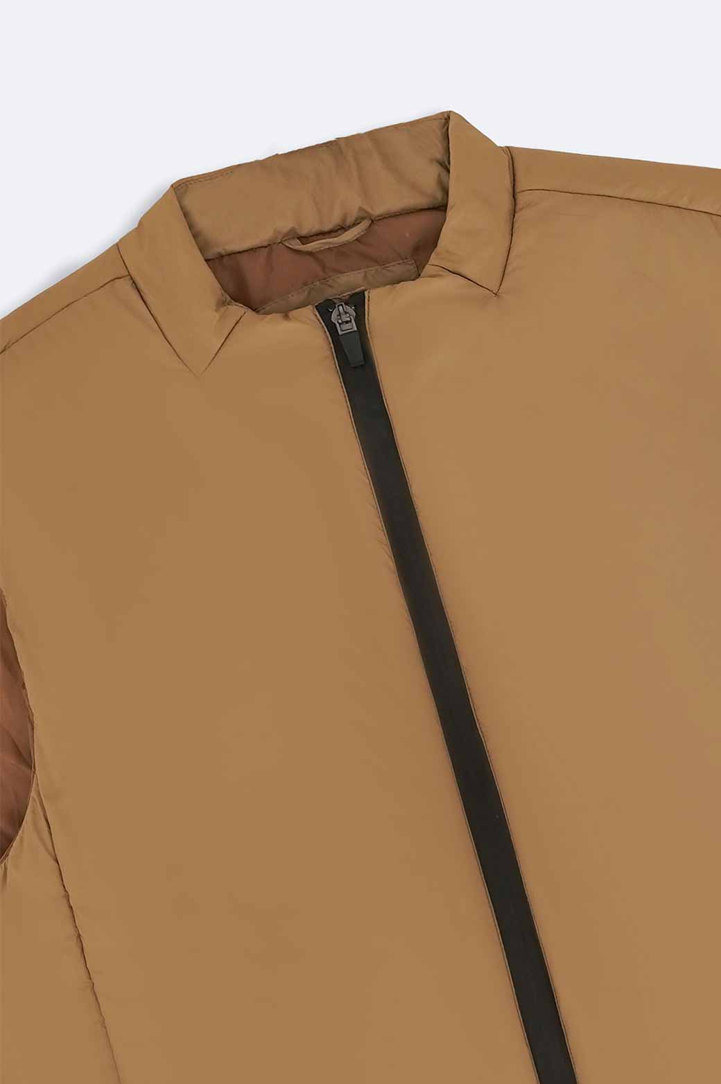 KHAKI LIGHTWEIGHT QUILTED GILET