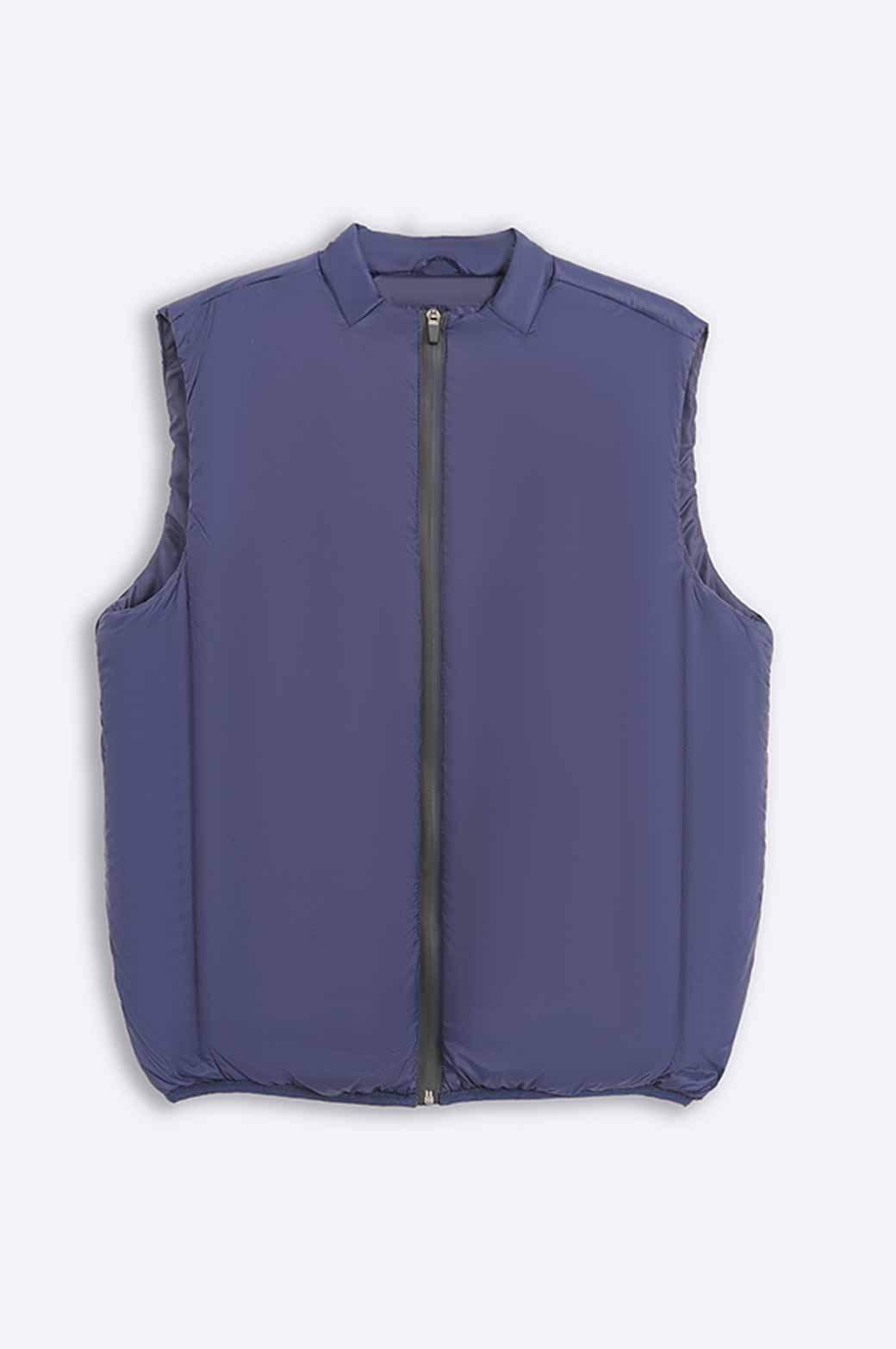 NAVY LIGHTWEIGHT QUILTED GILET