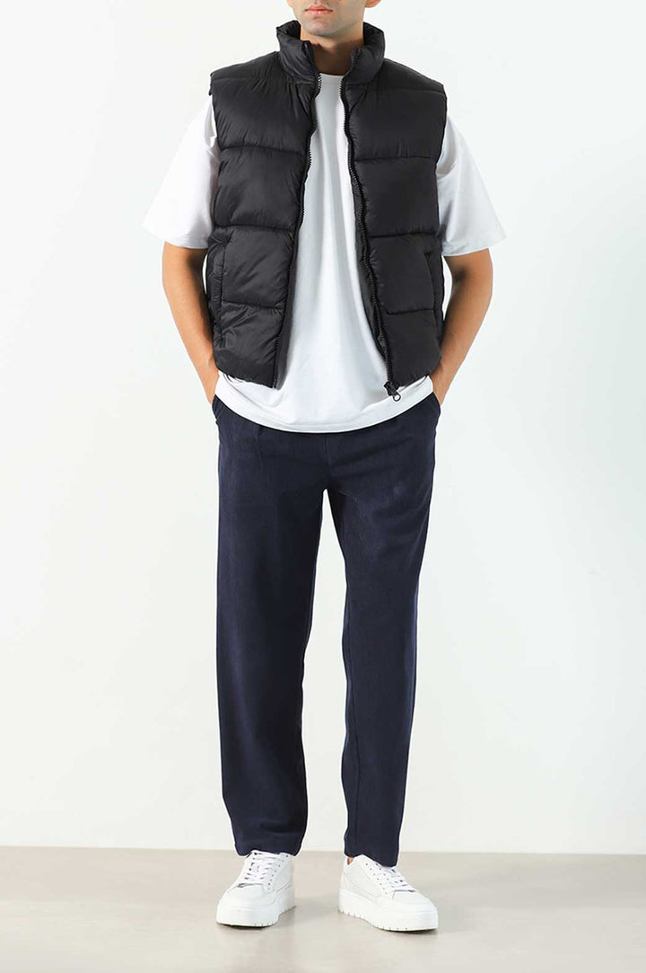 BLACK PUFFER GILET