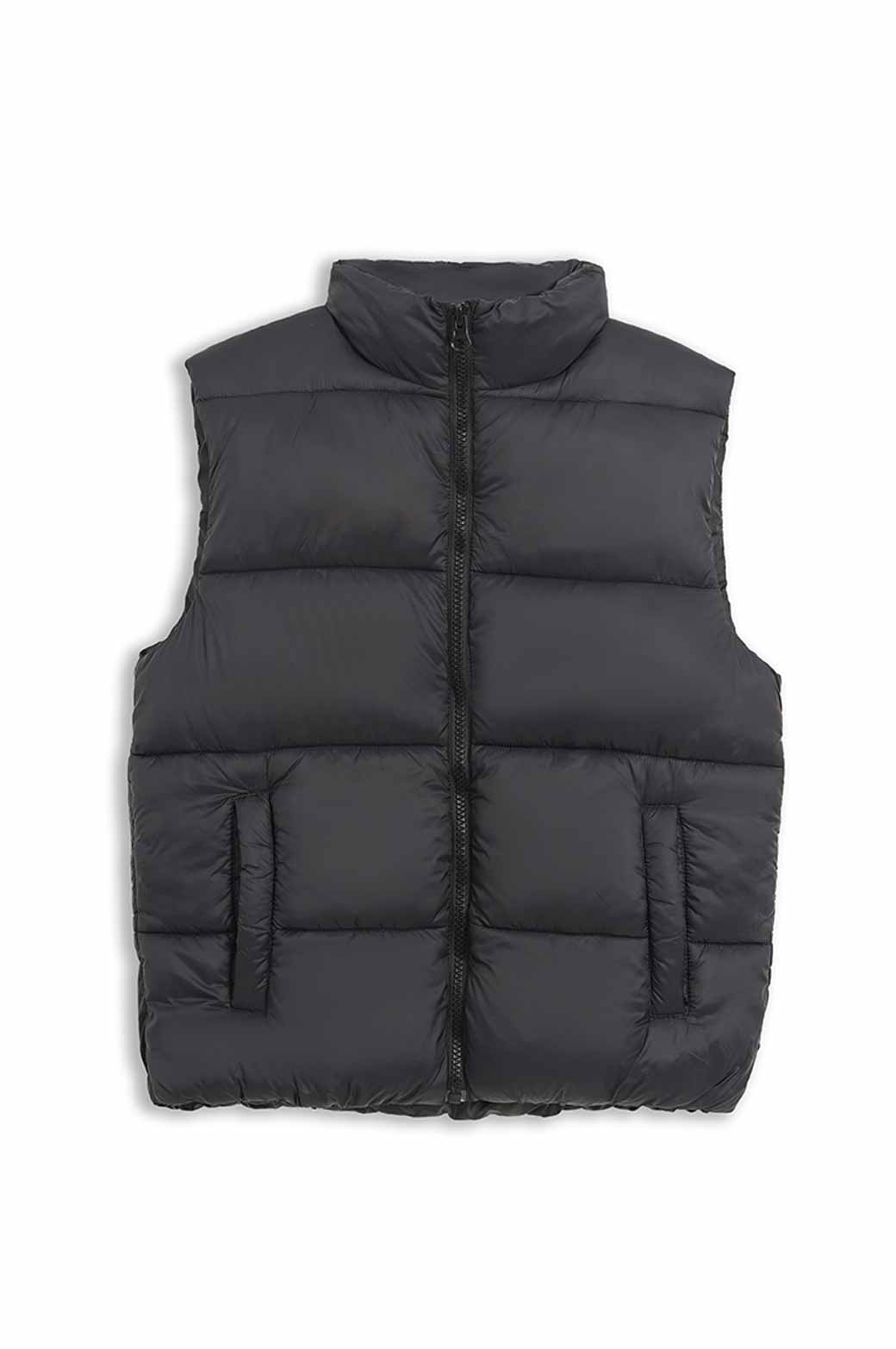 BLACK PUFFER GILET