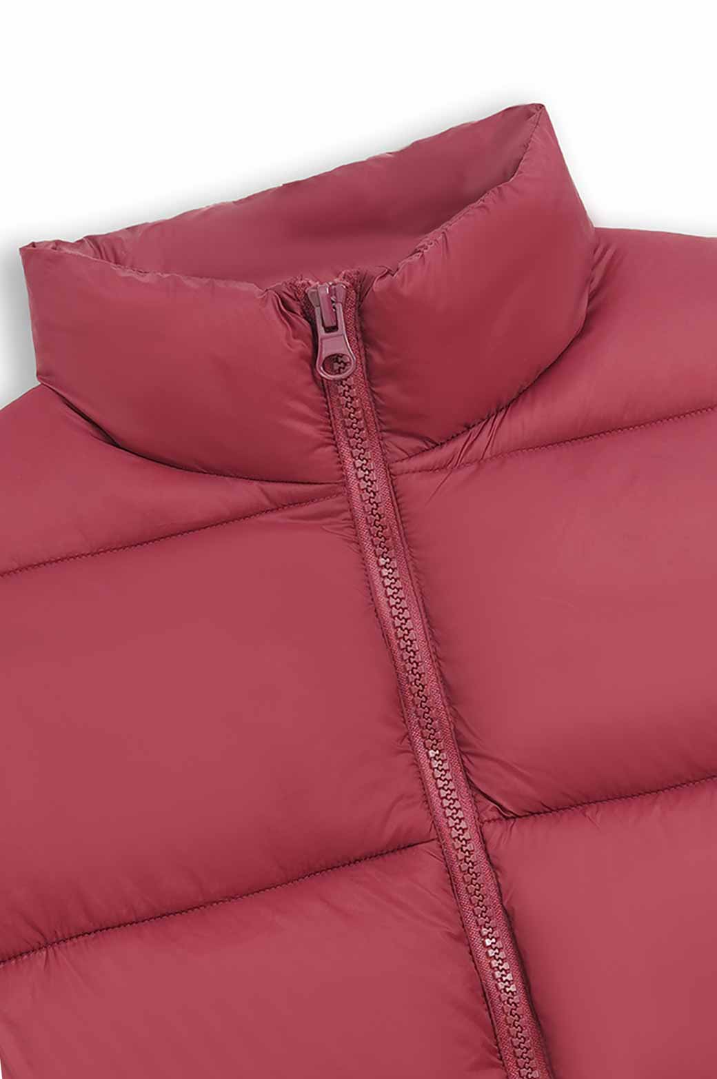 BURGUNDY PUFFER GILET