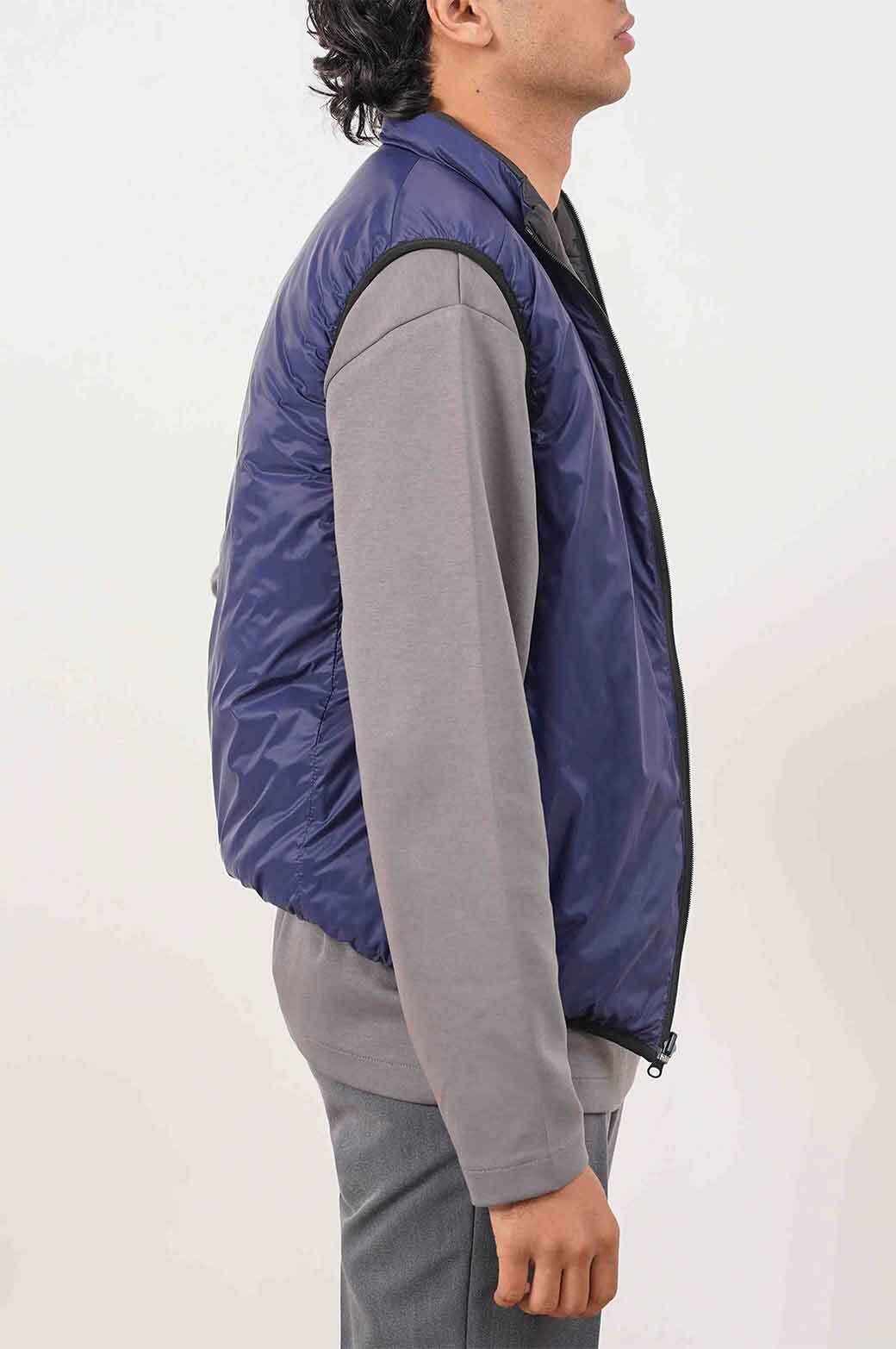 NAVY LIGHTWEIGHT REVERSIBLE GILET