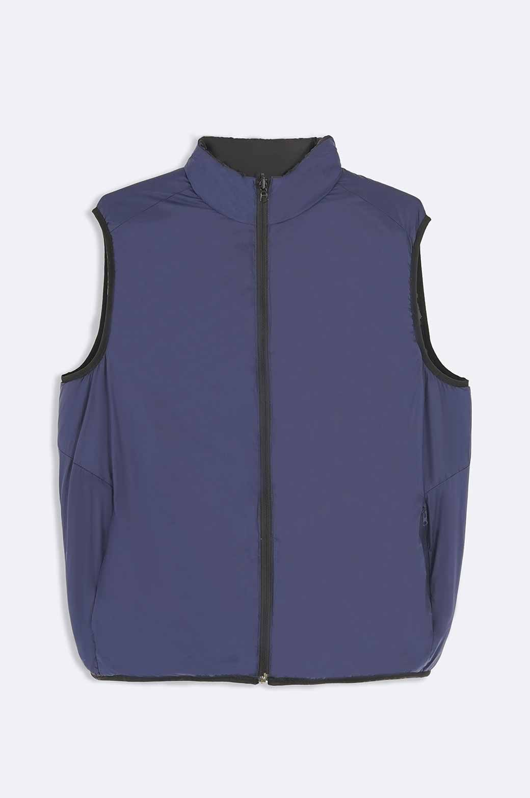 NAVY LIGHTWEIGHT REVERSIBLE GILET