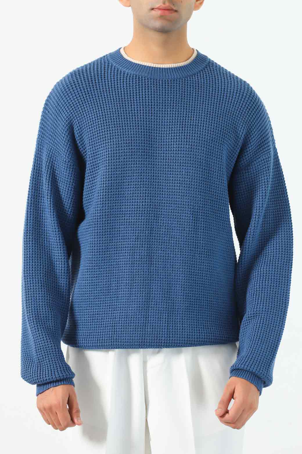 BLUE CONTRAST JUMPER