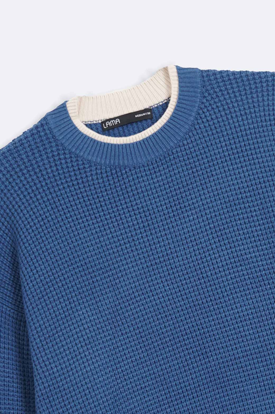 BLUE CONTRAST JUMPER