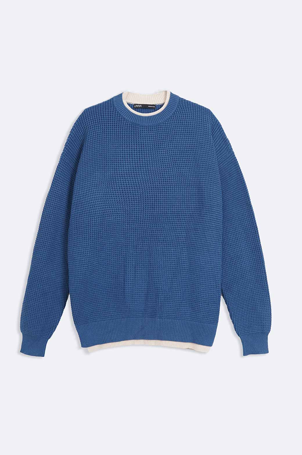 BLUE CONTRAST JUMPER