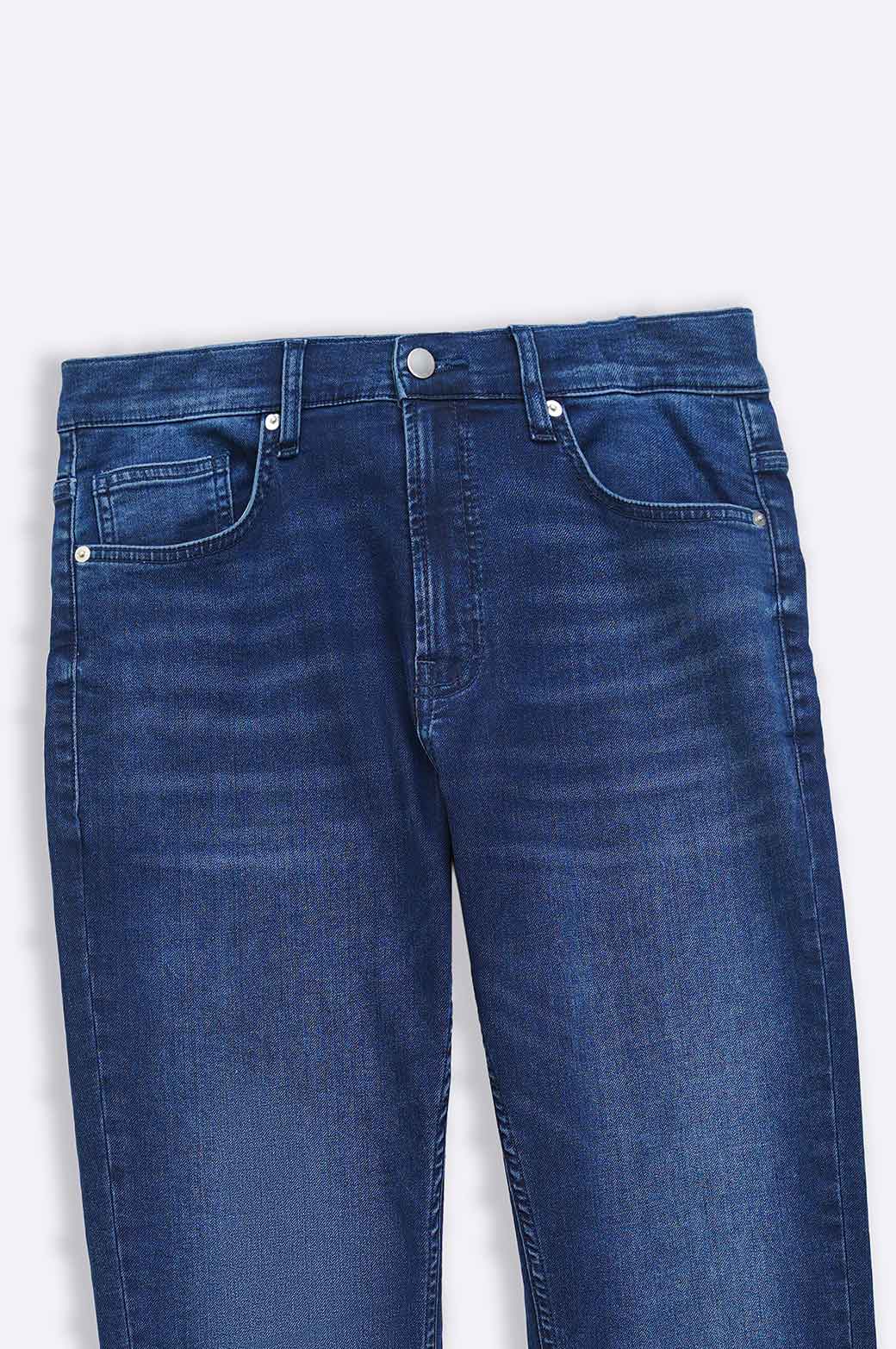 DAKR BLUE SLIM FIT JEANS