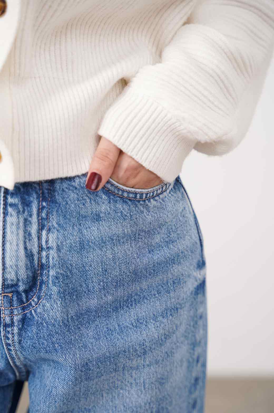 BLUE MOM FIT JEANS
