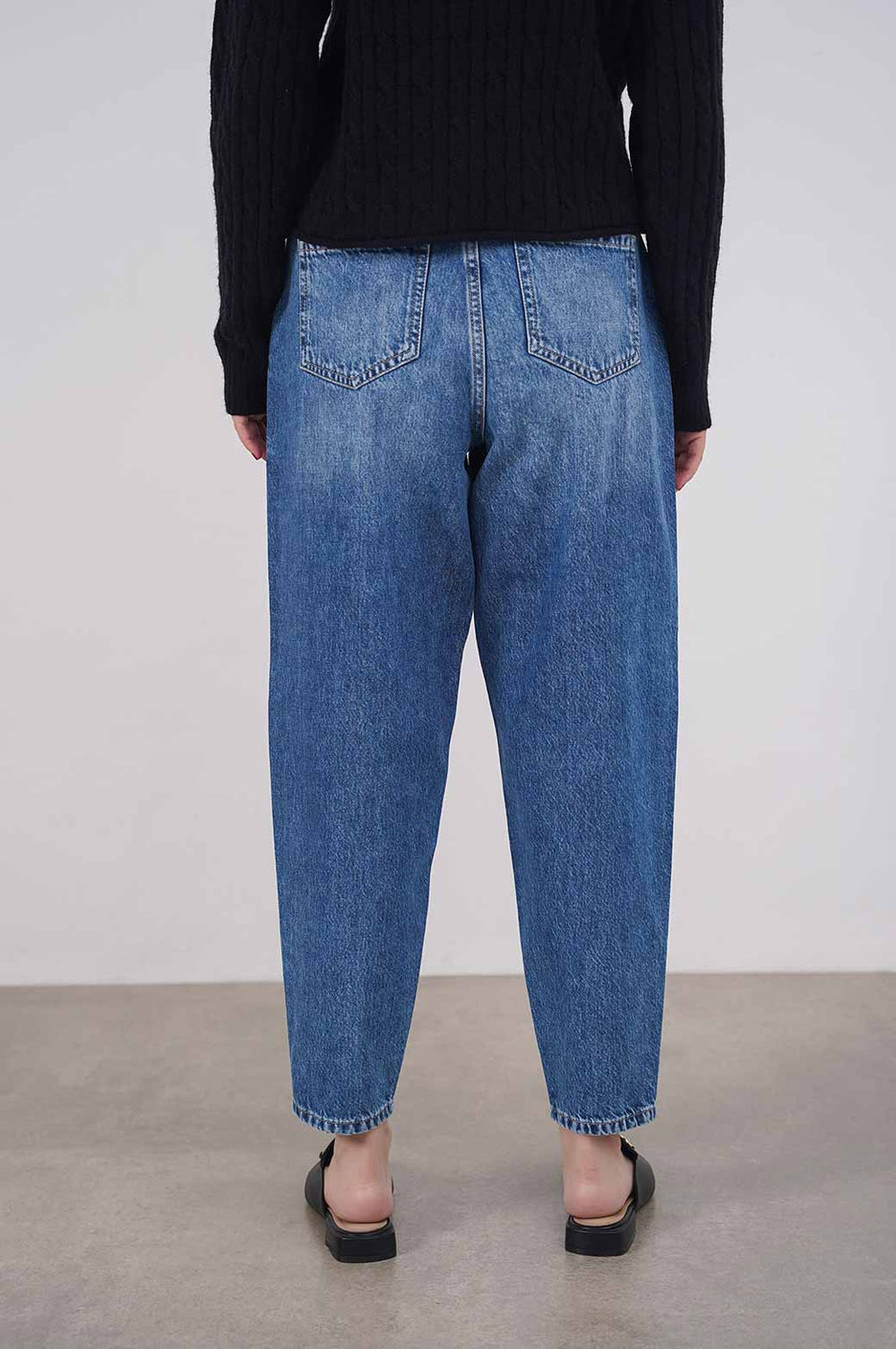 ZW COLLECTION FLARED PANTS - Bluish