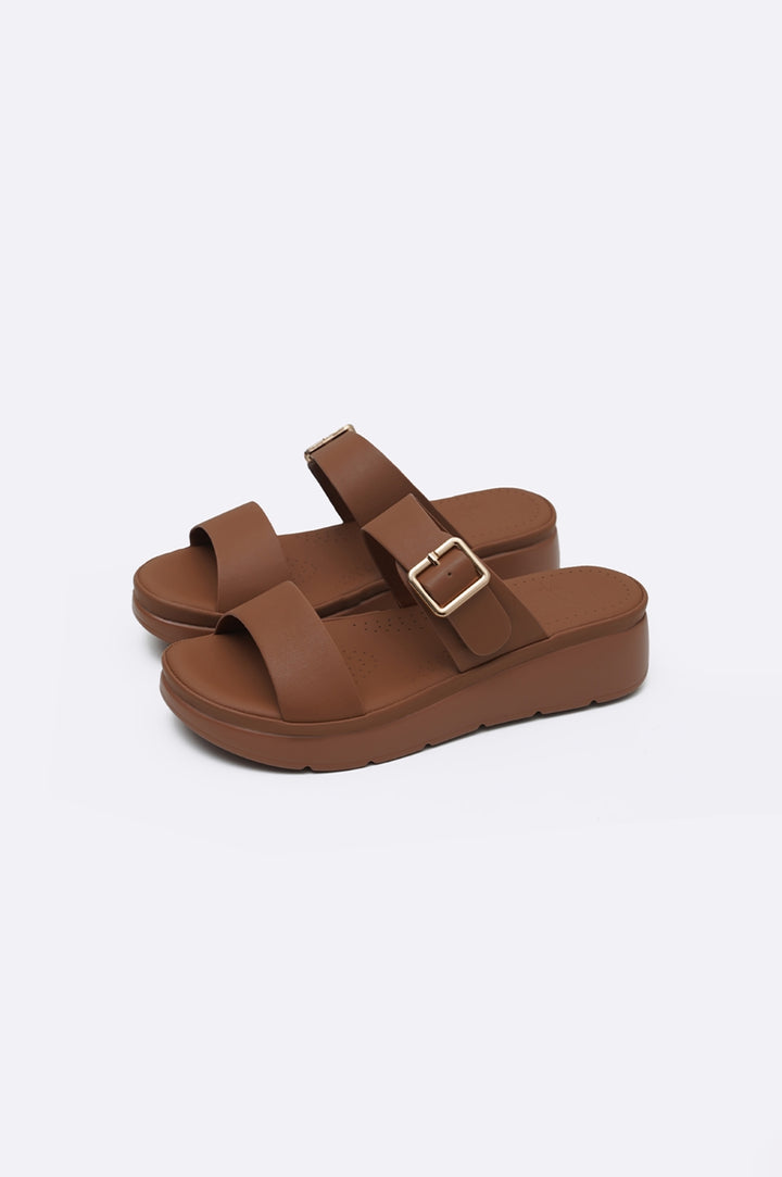 BROWN ECO MAMA SLIDE