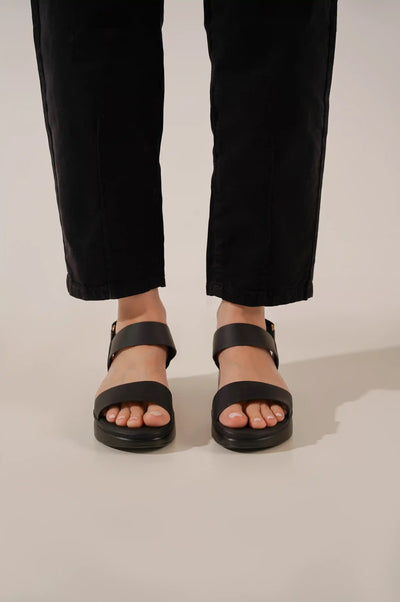 BLACK LIVE WELL MAMA SANDAL