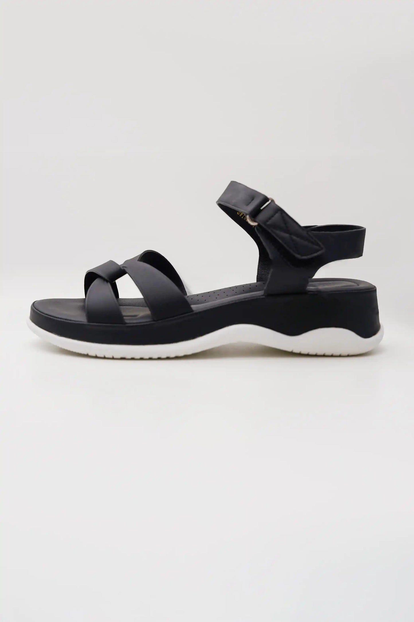 Black Criss-Cross Sandal