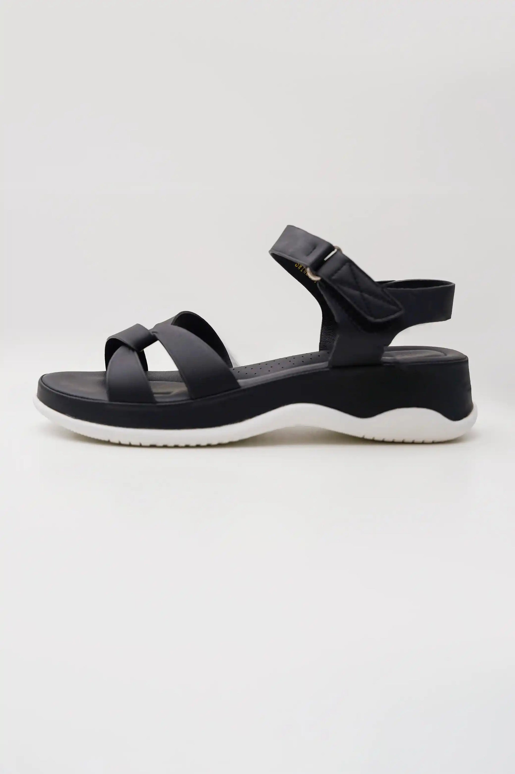 Black Criss-Cross Sandal