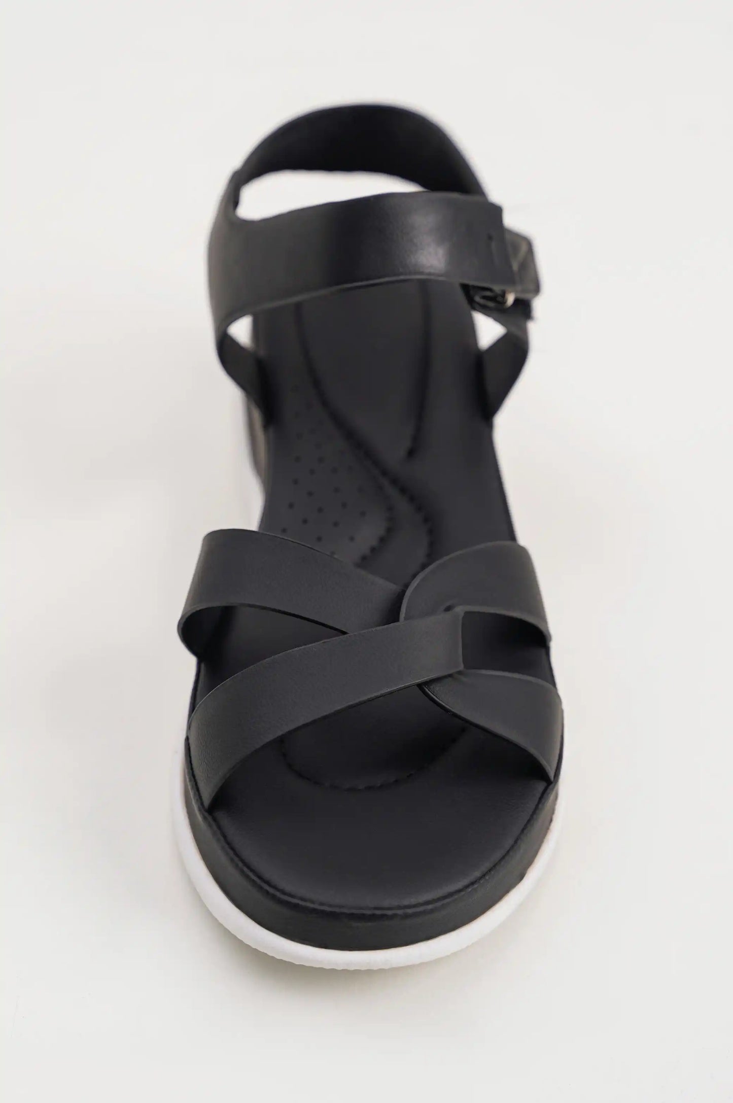 Black Criss-Cross Sandal