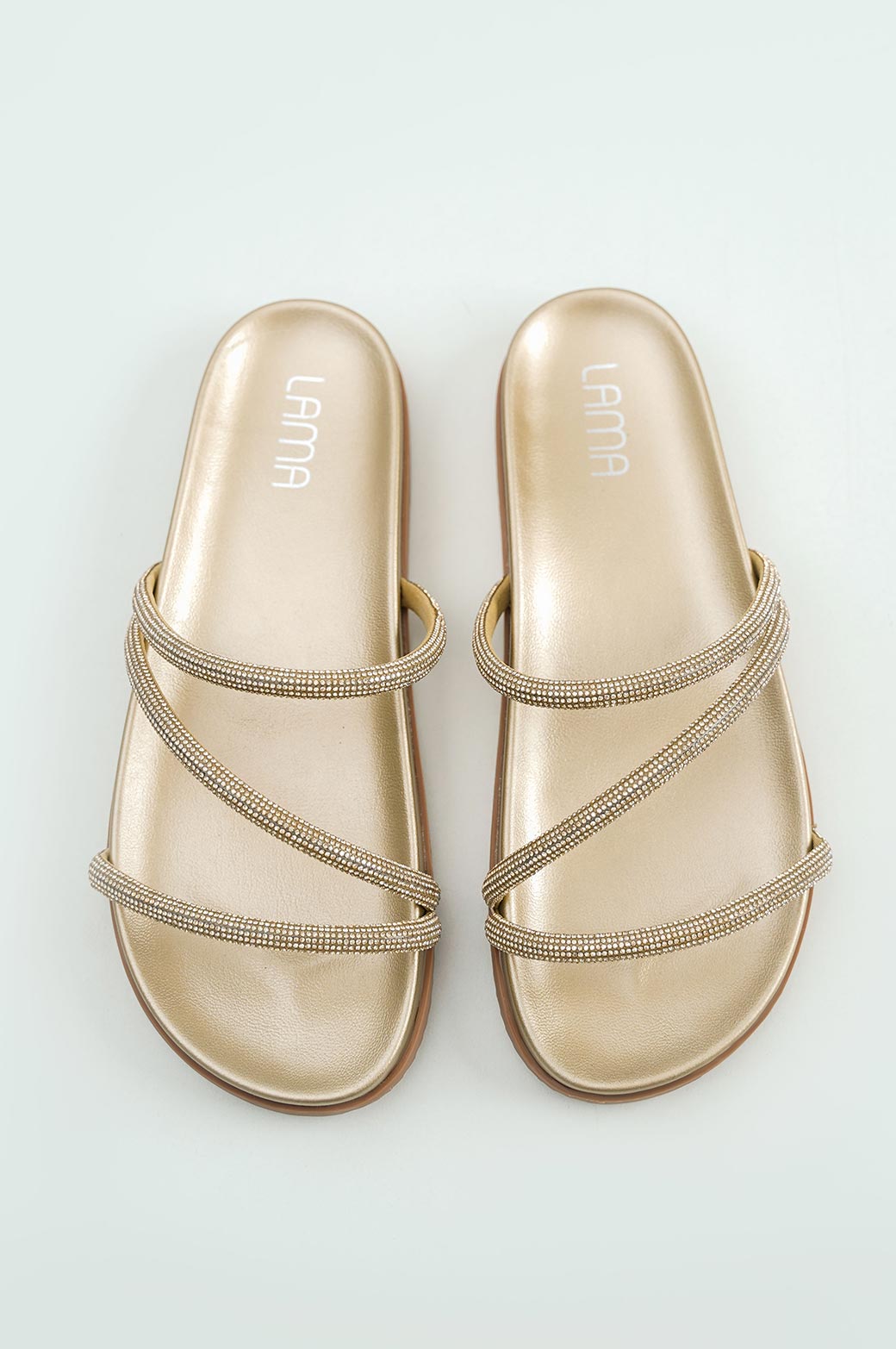 GOLD SOFT RHINESTONE SLIDE