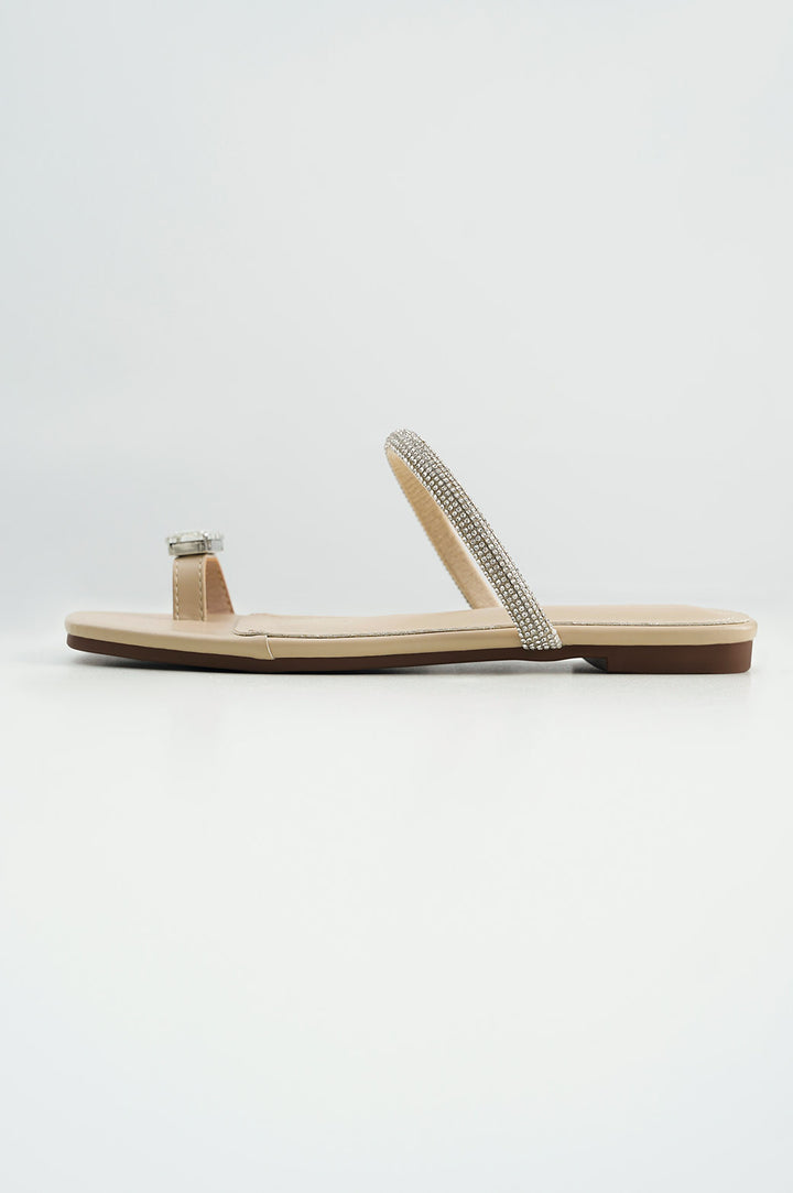 BEIGE OVERSIZED STONE SLIDE