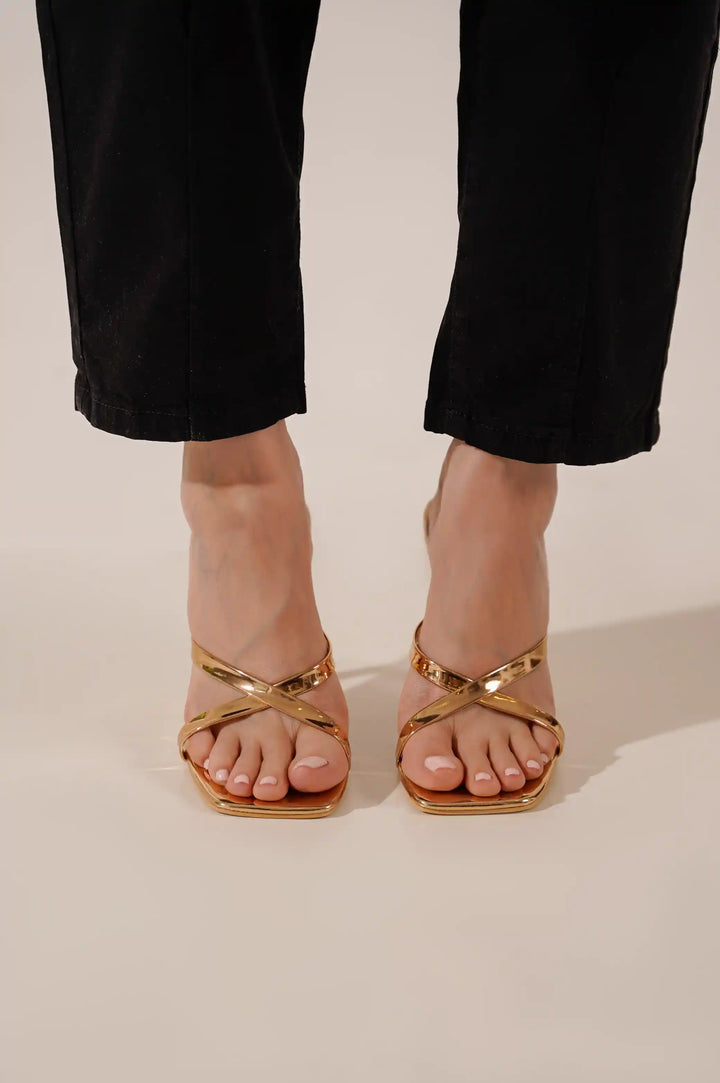 ROSE GOLD CRISS-CROSS HEALS