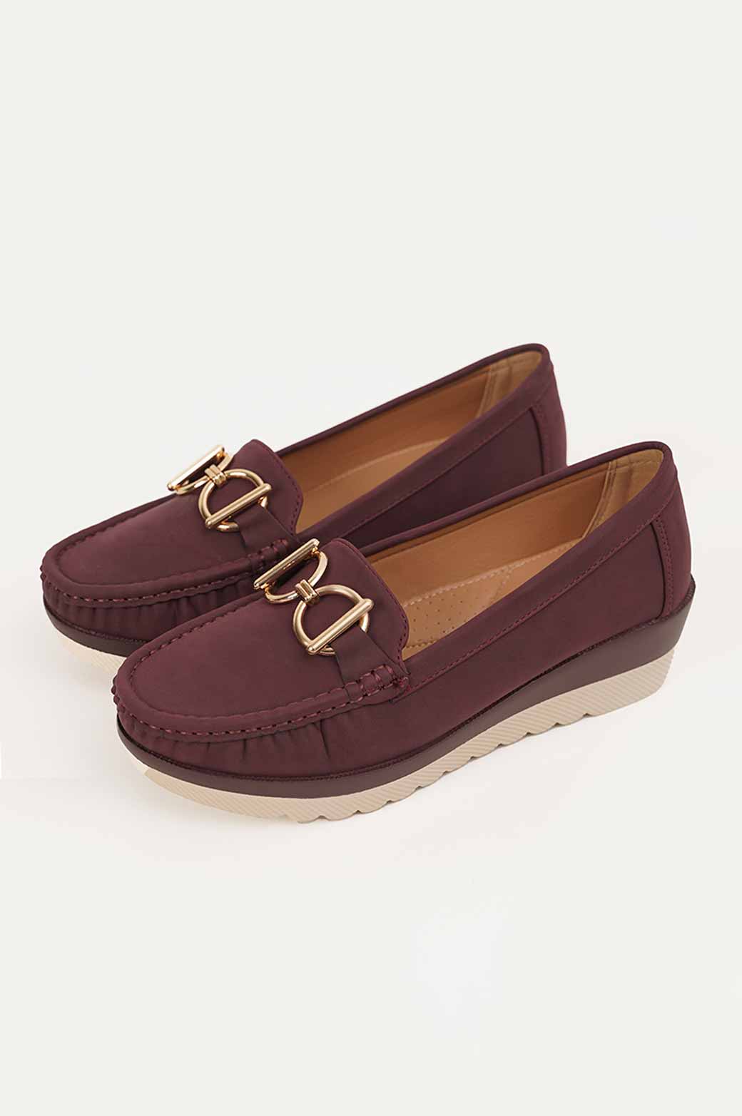 WINE REFLECT MAMA PLATFORM LOAFERS