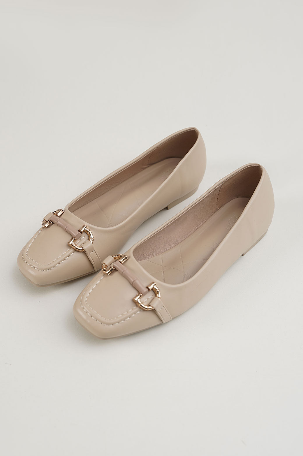 BEIGE LEILA MAMA FLATS